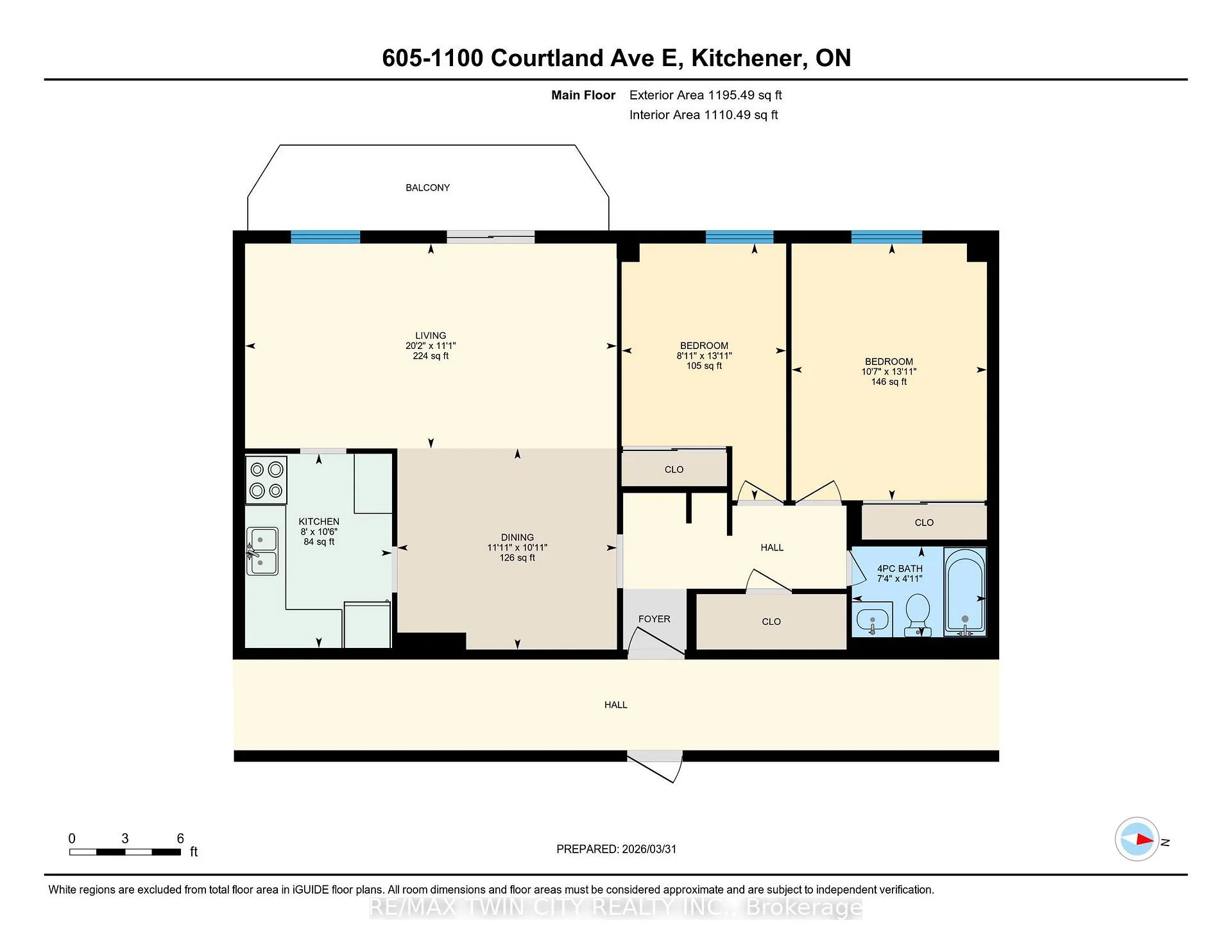 Photo 33 of Unit 605, 1100 Courtland Avenue E, Kitchener, Vanier - Kitchener — HOMEH