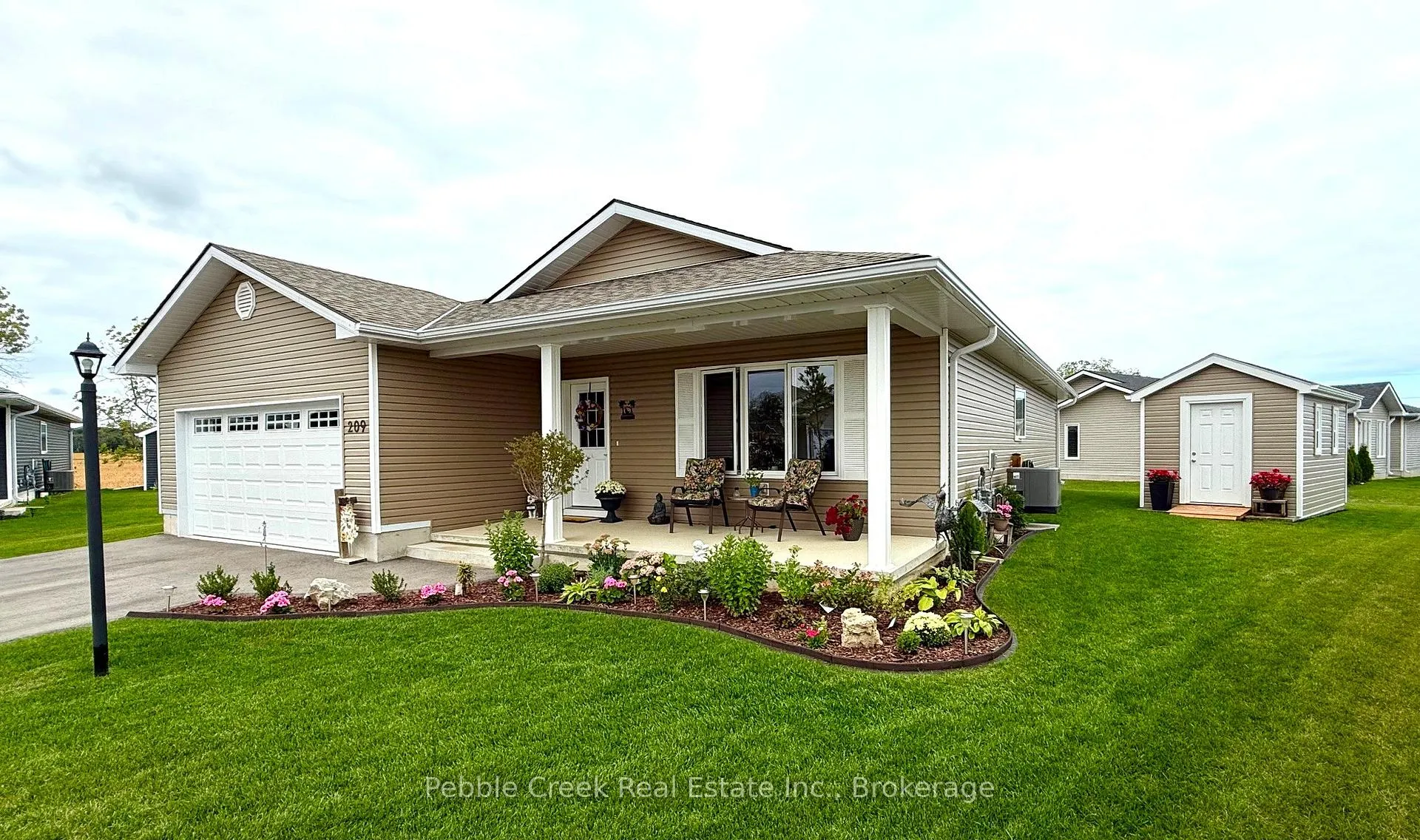 Front of 209 Lake Breeze Drive