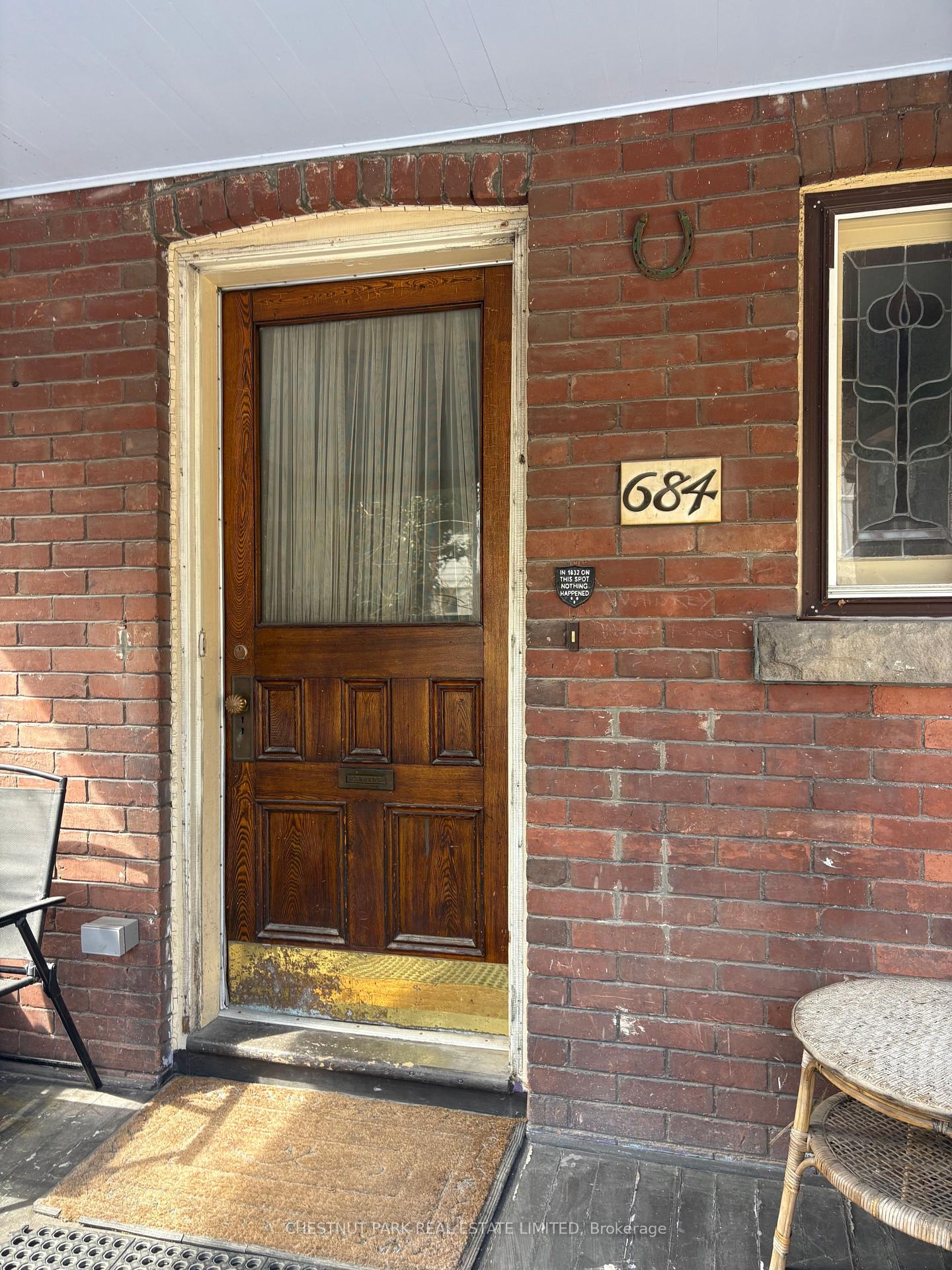 Front of Unit #2, 684 Shaw Street