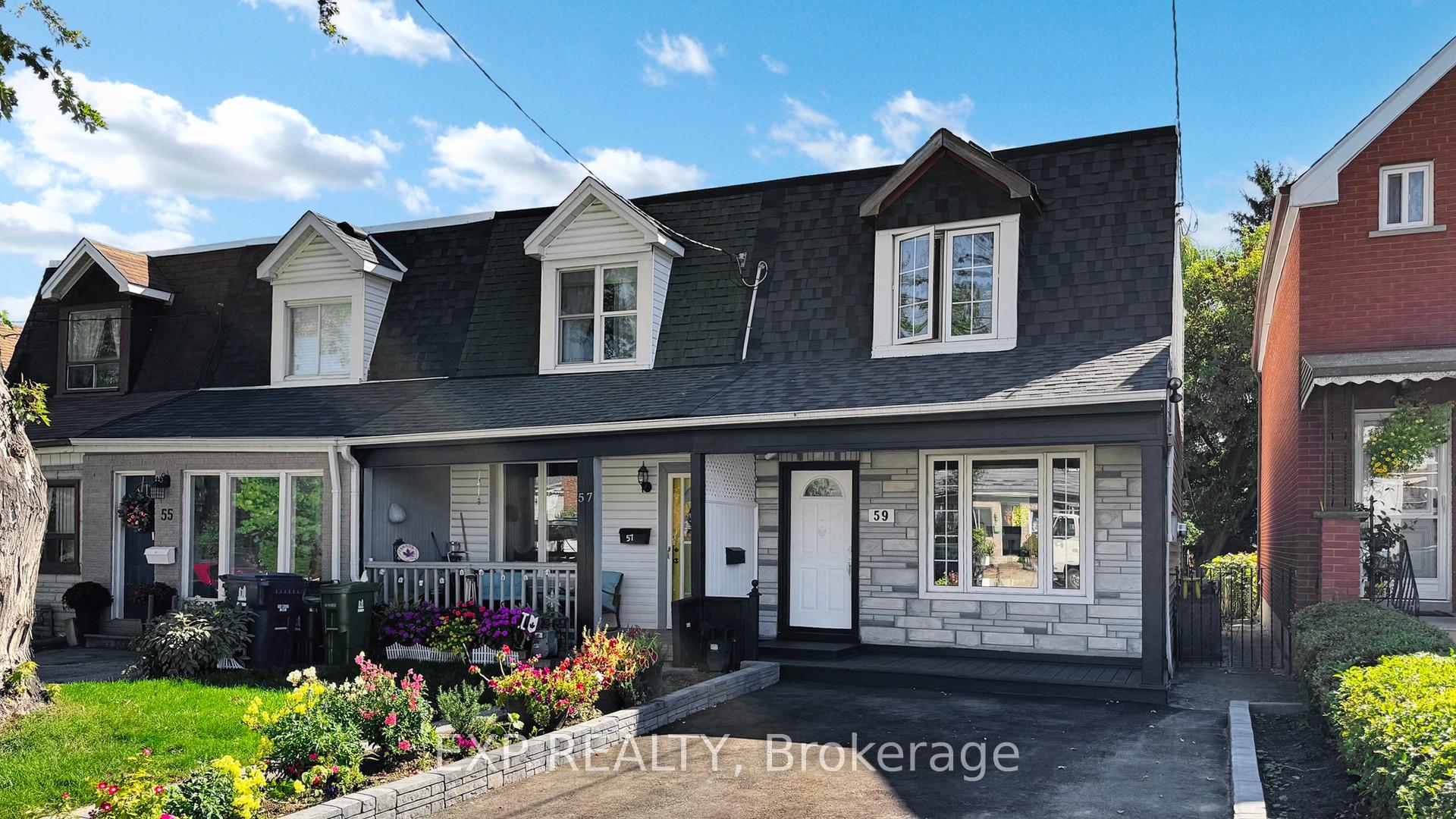 Front of 59 Vanevery Street