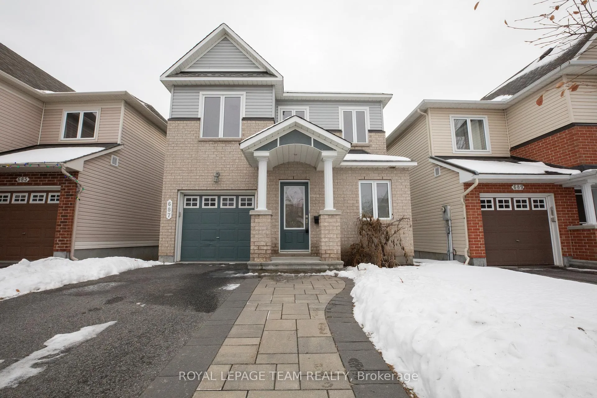 Front of 687 Paul Metivier Drive