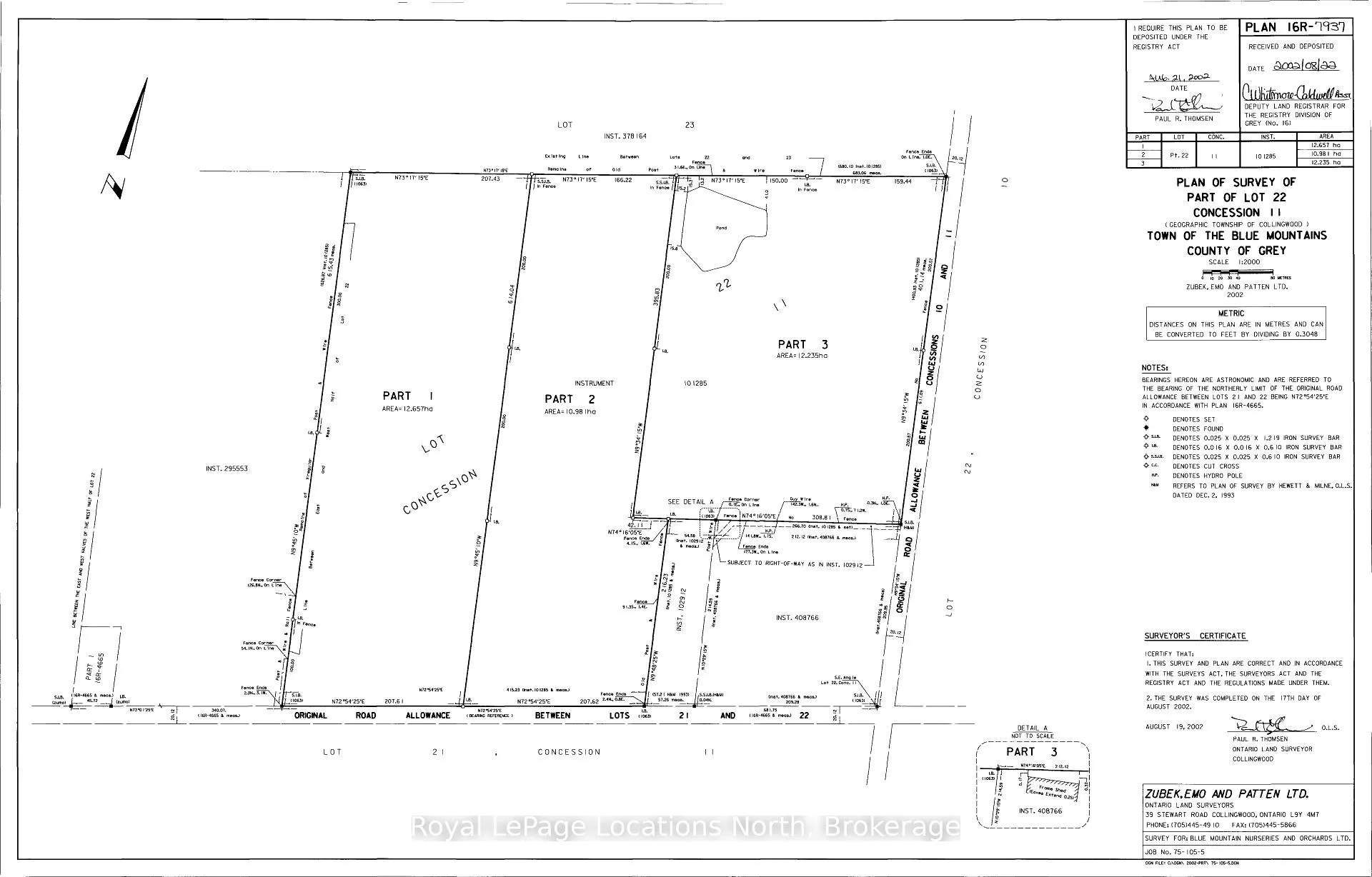 Photo 2 of 416400 10th Line, Blue Mountains — HOMEH