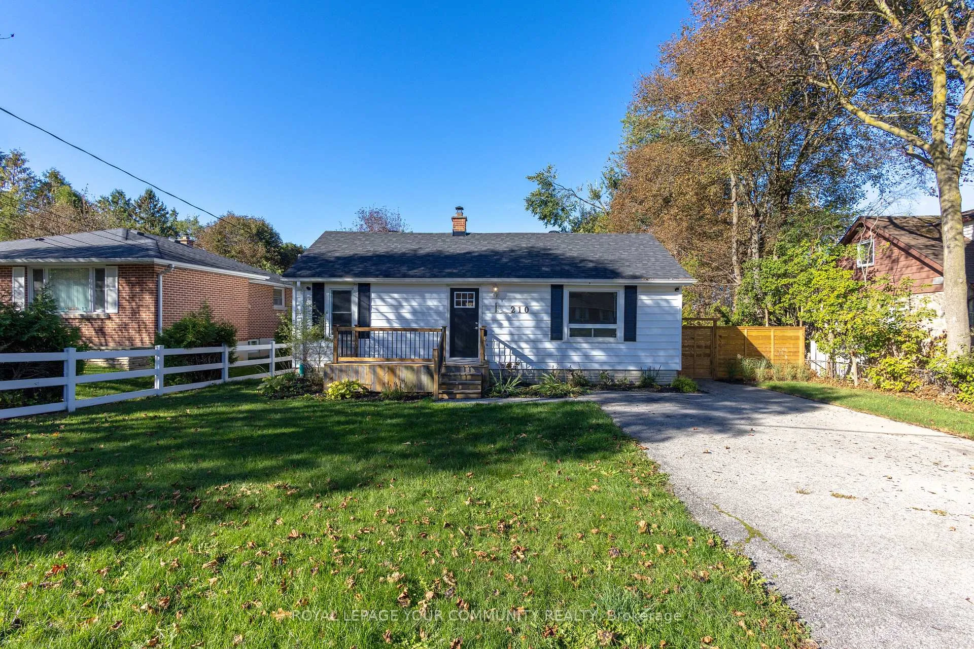 Front of 210 Cox Mill Road