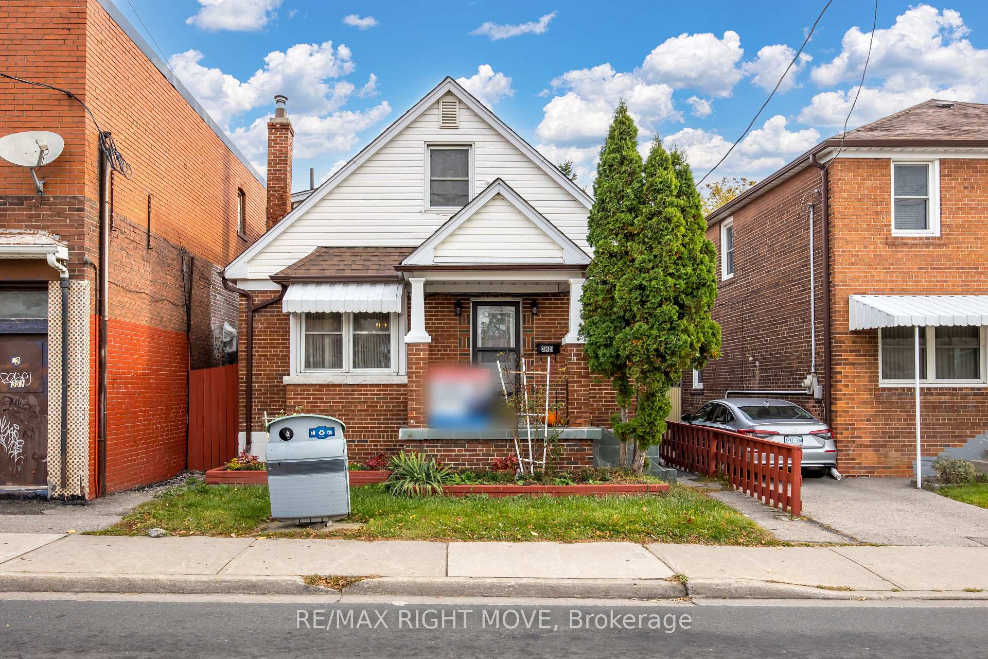 Front of 349 Kipling Avenue
