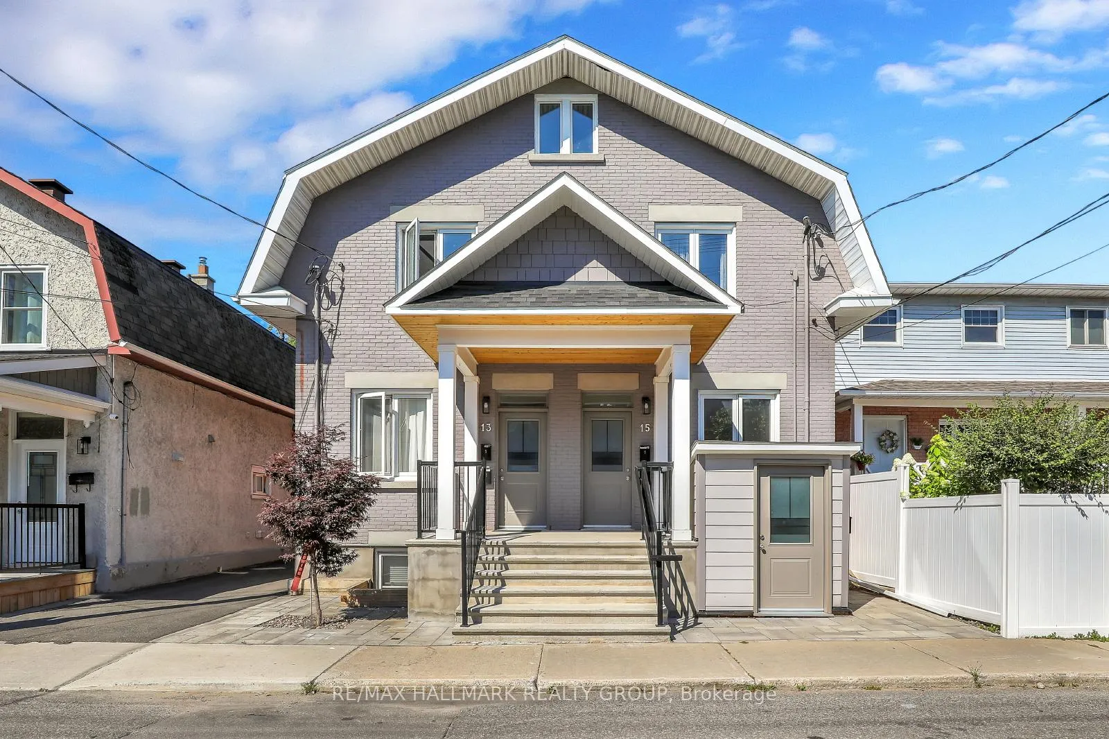 Front of Unit A, 15 Marier Avenue