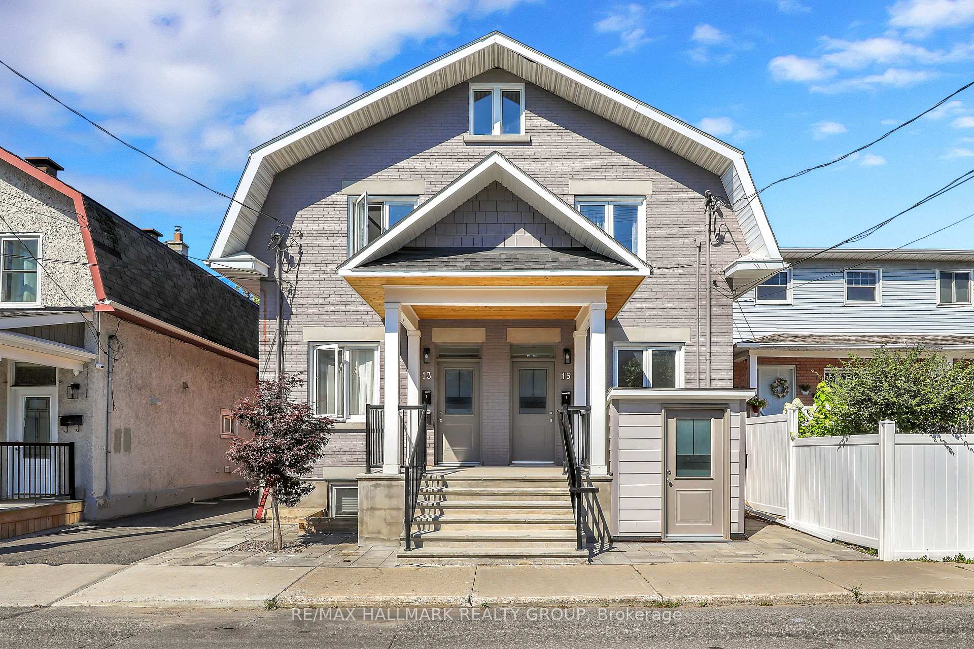 Front of Unit A, 15 Marier Avenue