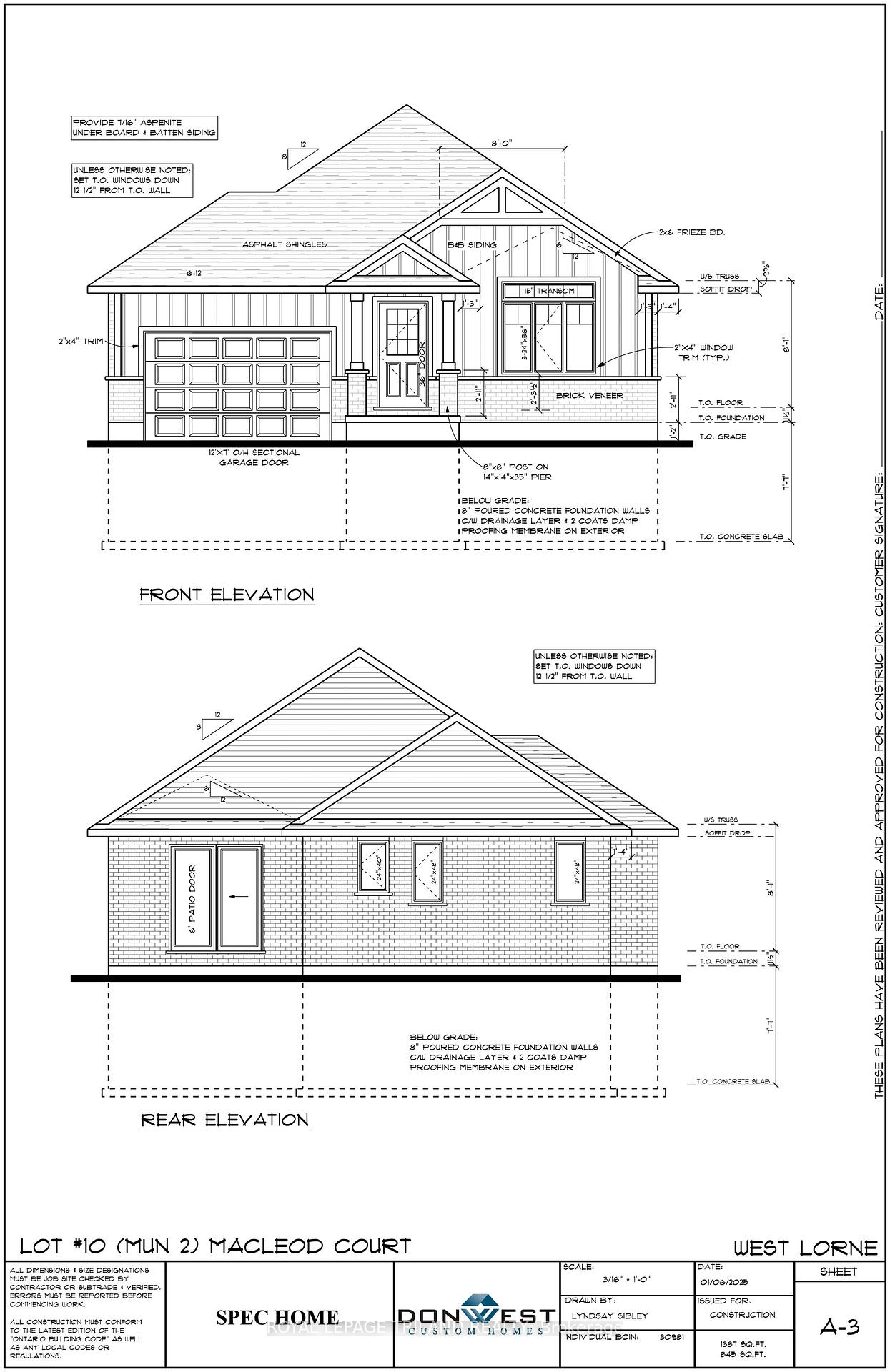 Front of LOT 10 Macleod Court