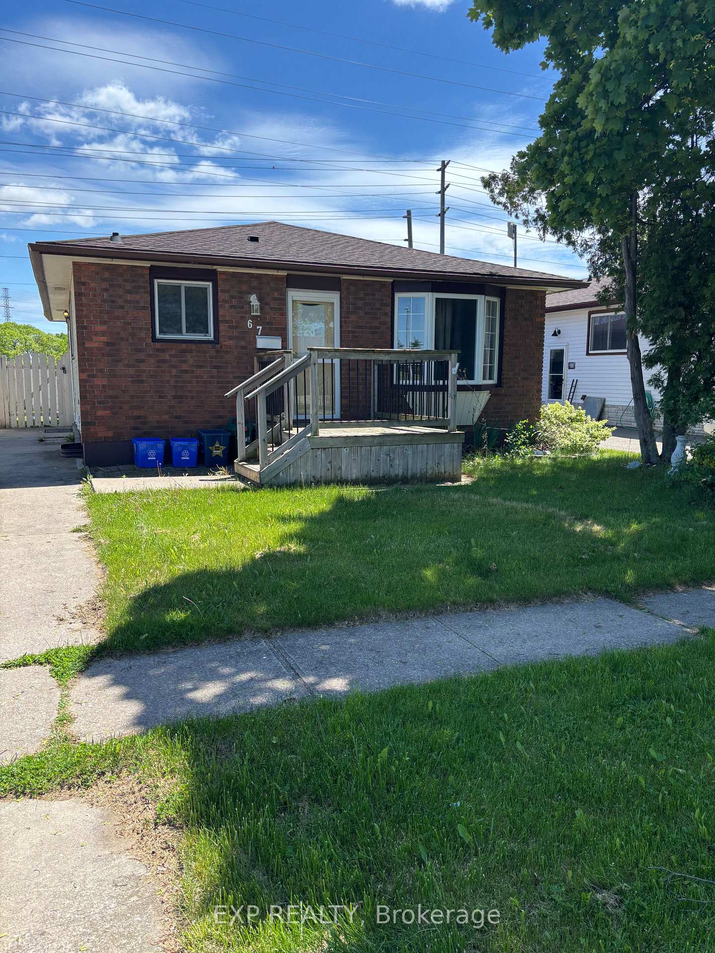 Front of 67 Chantal Court