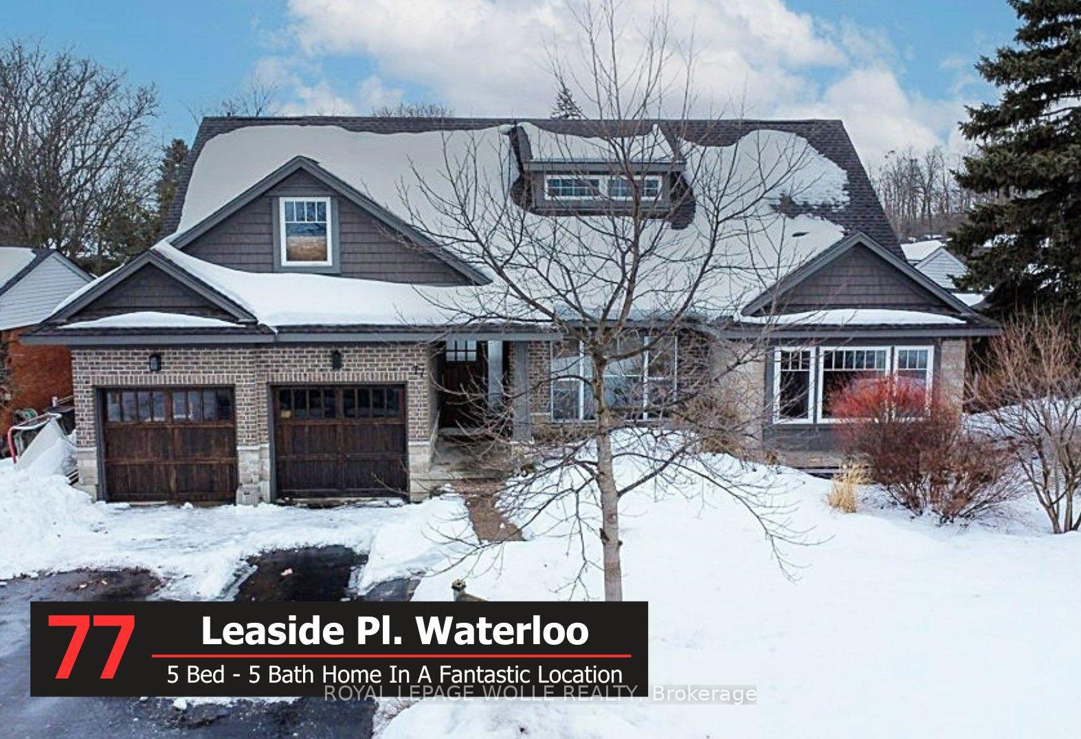 Photo 1 of 77 Leaside Place, Waterloo — HOMEH