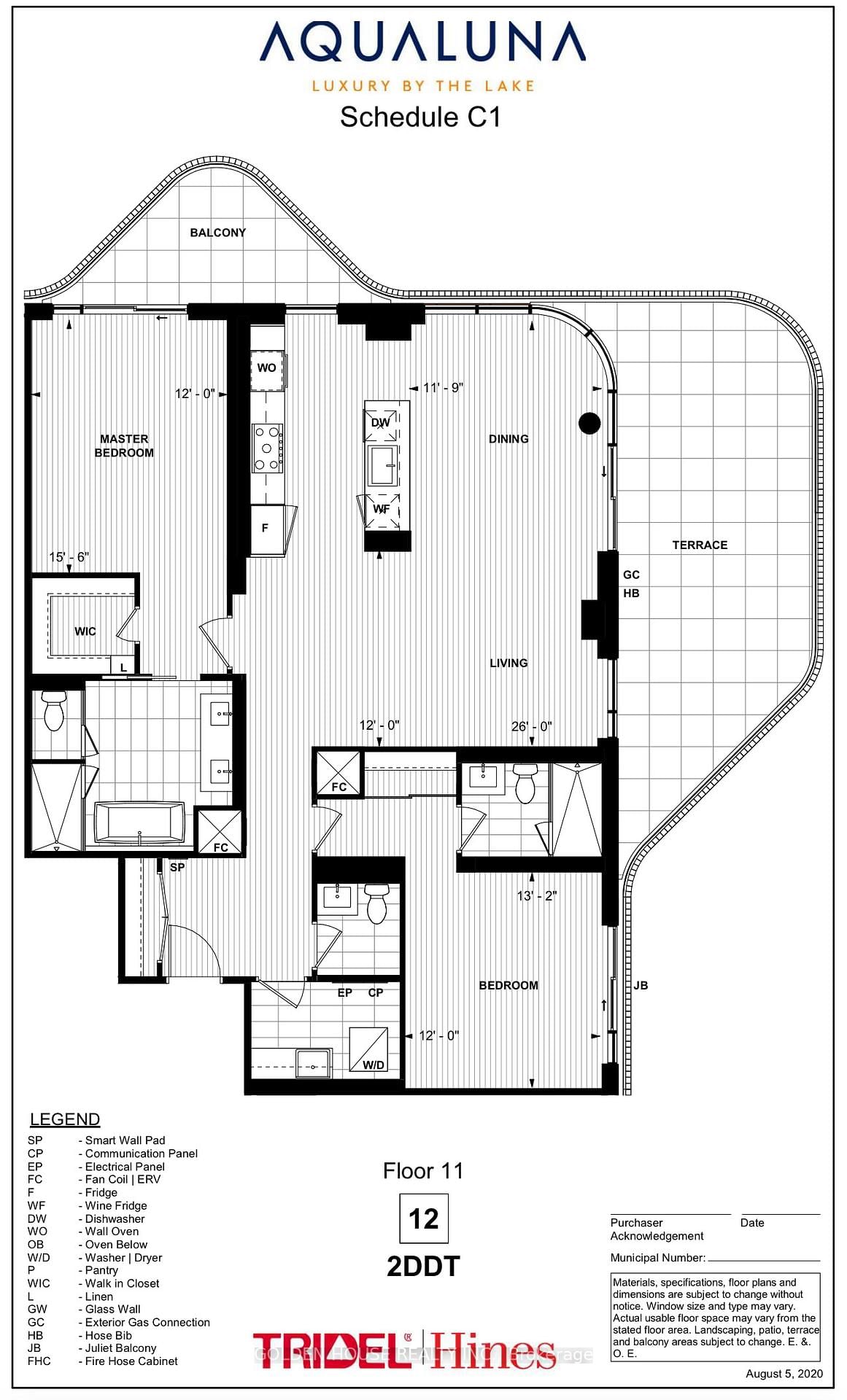 Photo 2 of Unit 1112, 155 Merchants' Wharf, Toronto, Waterfront Communities — HOMEH