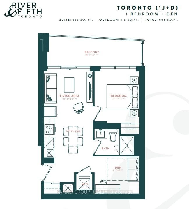 Photo 2 of Unit 3613, 5 Defries St, Toronto, Regent Park — HOMEH