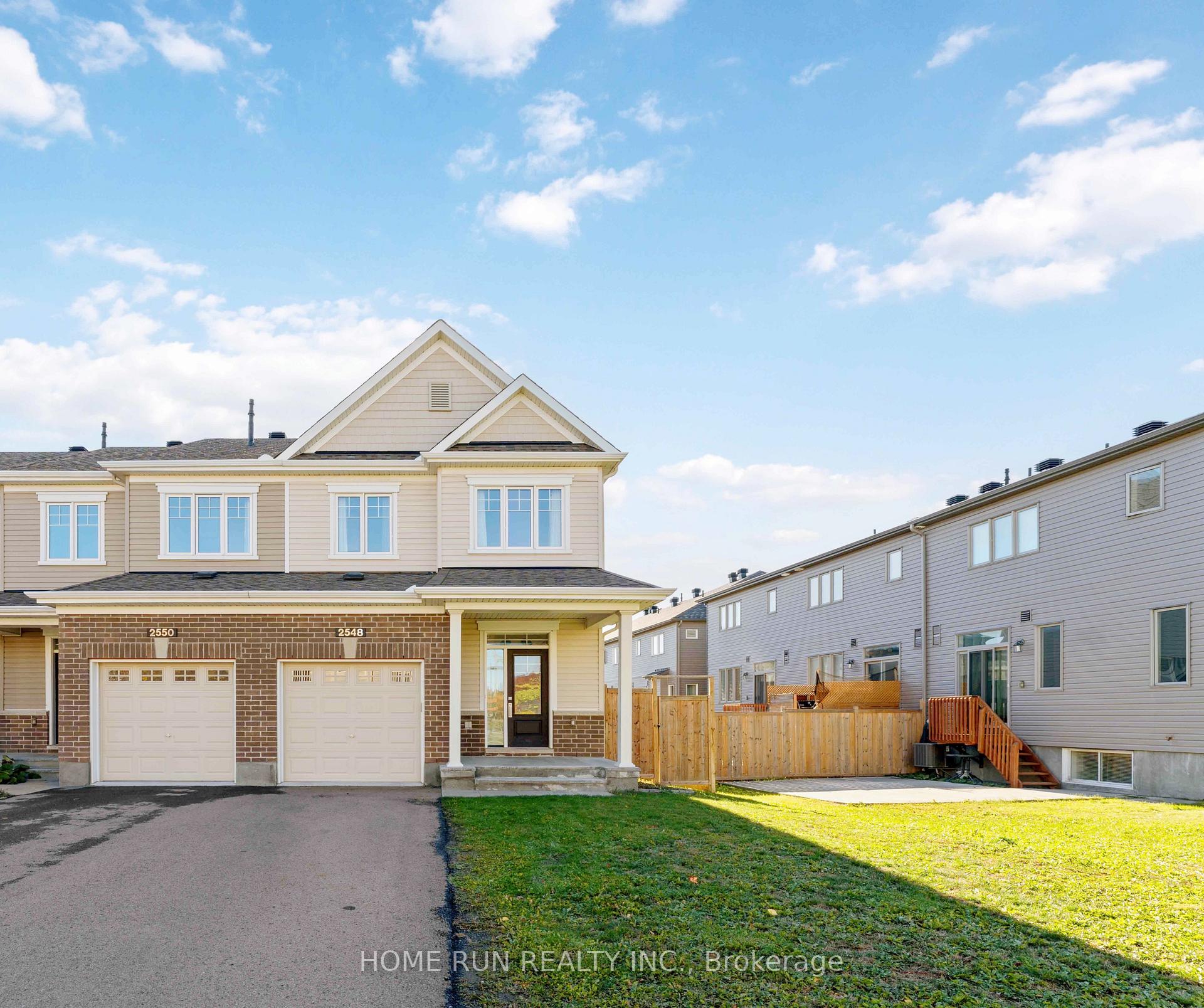 Photo 1 of 2548 Waterlilly Way, Ottawa, Barrhaven - Heritage Park — HOMEH