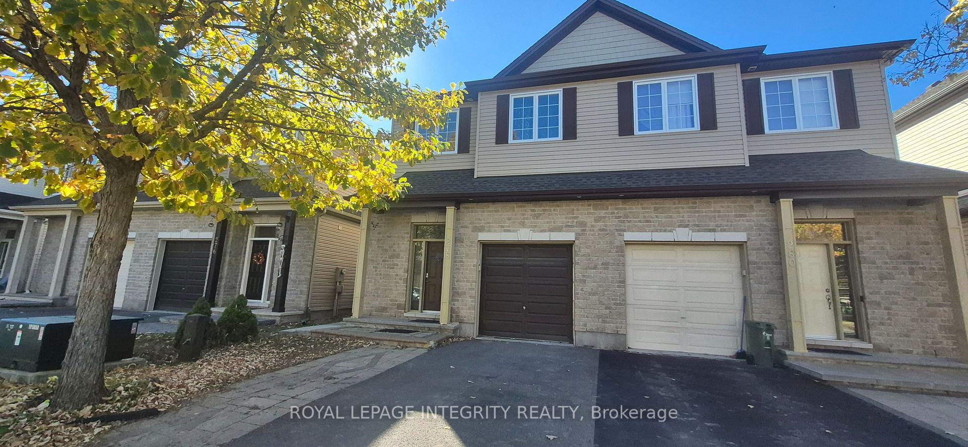 Photo 1 of 278 Broxburn Crescent, Ottawa, Barrhaven - Heritage Park — HOMEH