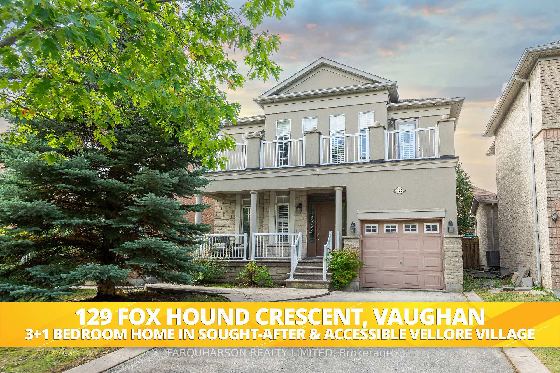 Photo 1 of 129 Fox Hound Crescent, Vaughan, Vellore Village — HOMEH