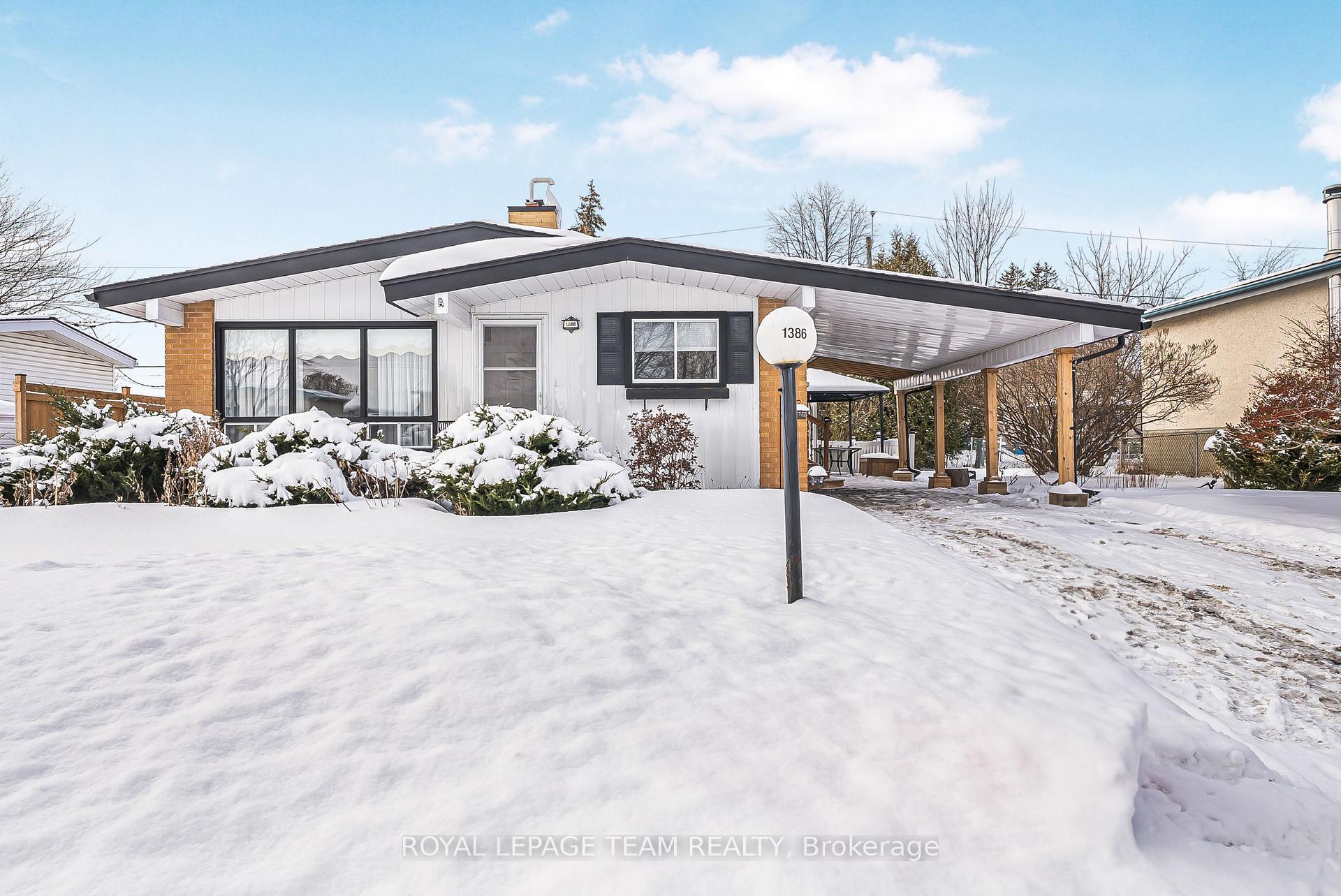 Photo 1 of 1386 Major Road, Ottawa, Bilberry Creek/Queenswood Heights — HOMEH