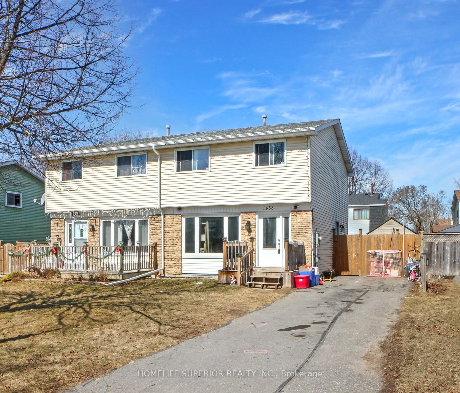Photo 1 of 1438 Fenelon Crescent, Oshawa, Lakeview — HOMEH