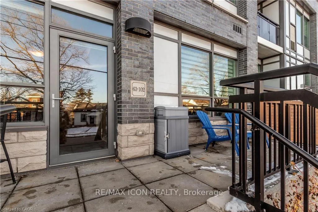 Front of Unit 102, 63 Arthur Street S