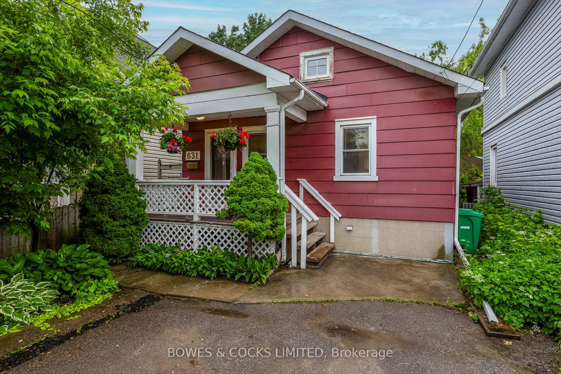 Front of 631 Downie Street