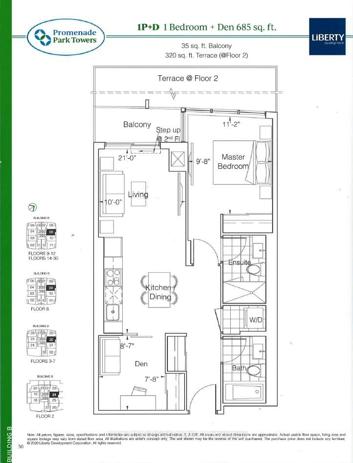 Photo 5 of Unit B-2609, 50 Upper Mall Way, Vaughan, Brownridge — HOMEH