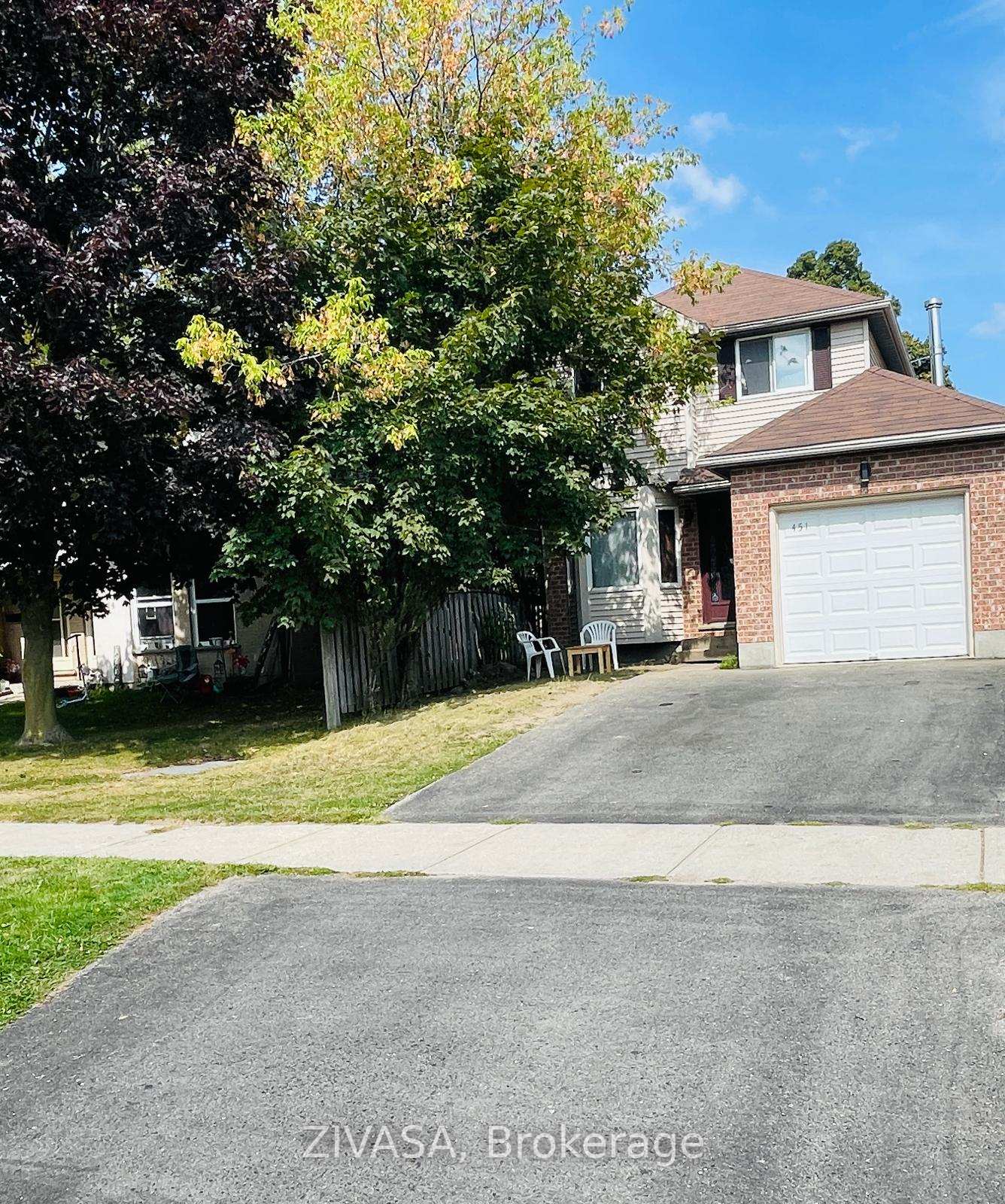 Front of 451 Auden Road