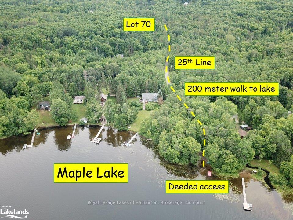 Front of LOT 70 25TH Line
