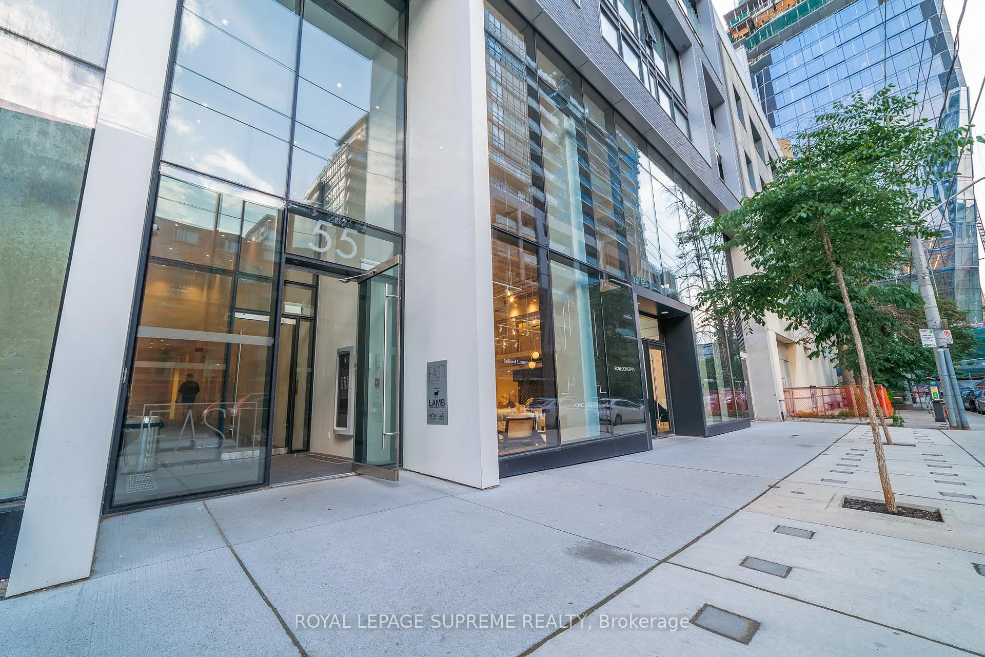 Front of Unit 2206, 55 Ontario Street