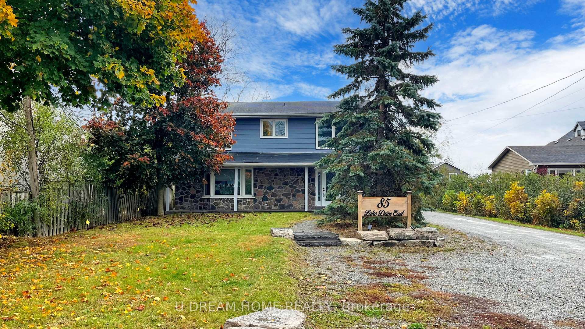 Front of 85 Lake Drive E