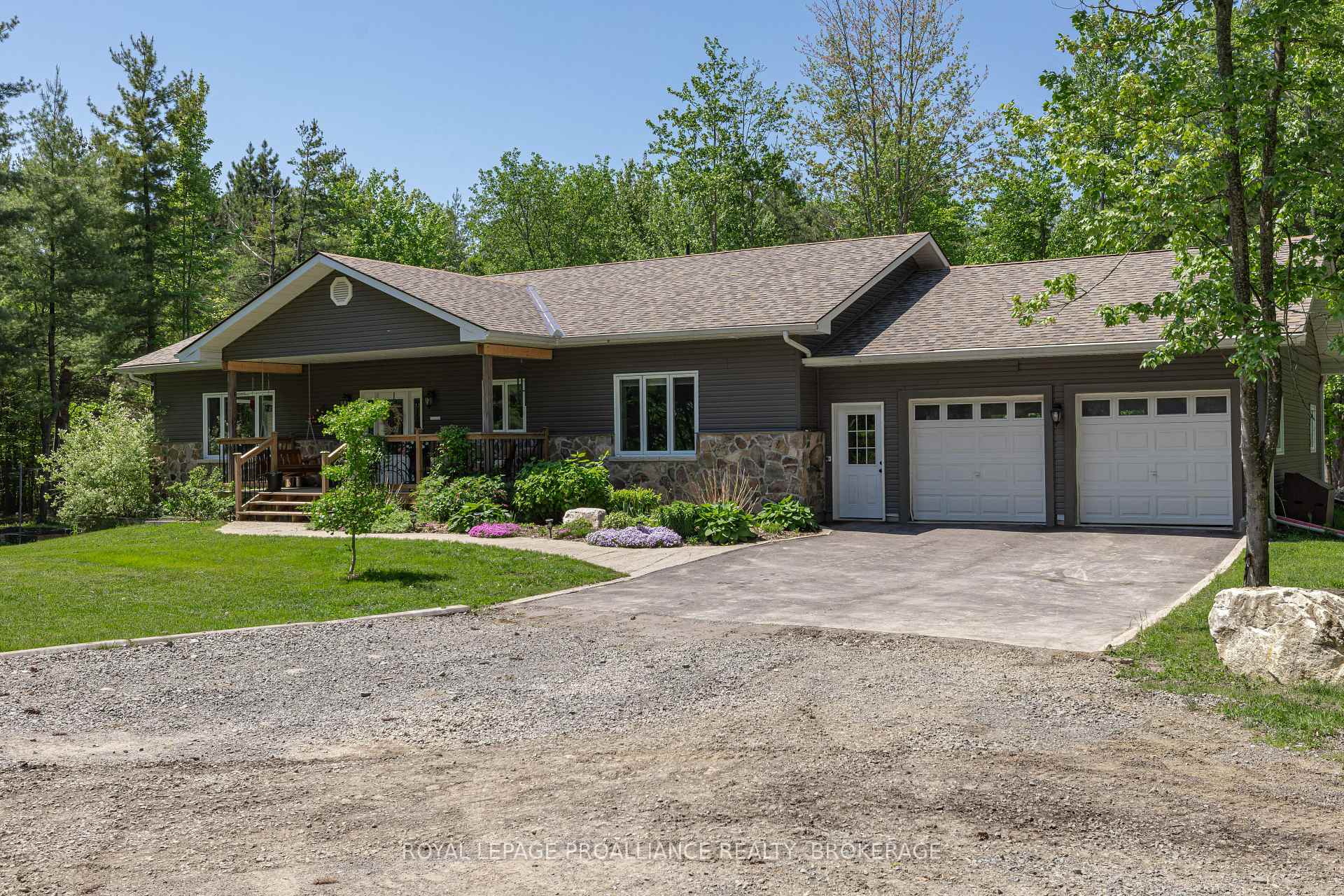 Front of 1146 Devil Lake Road