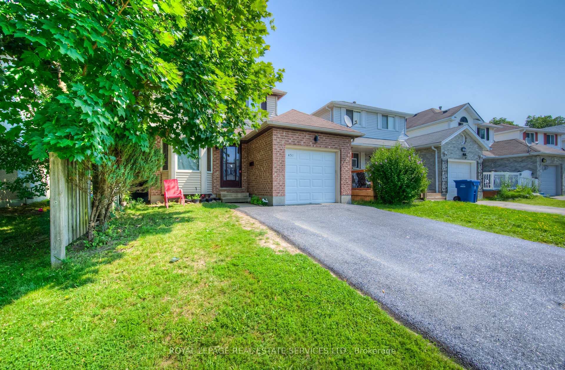 Front of 451 Auden Road