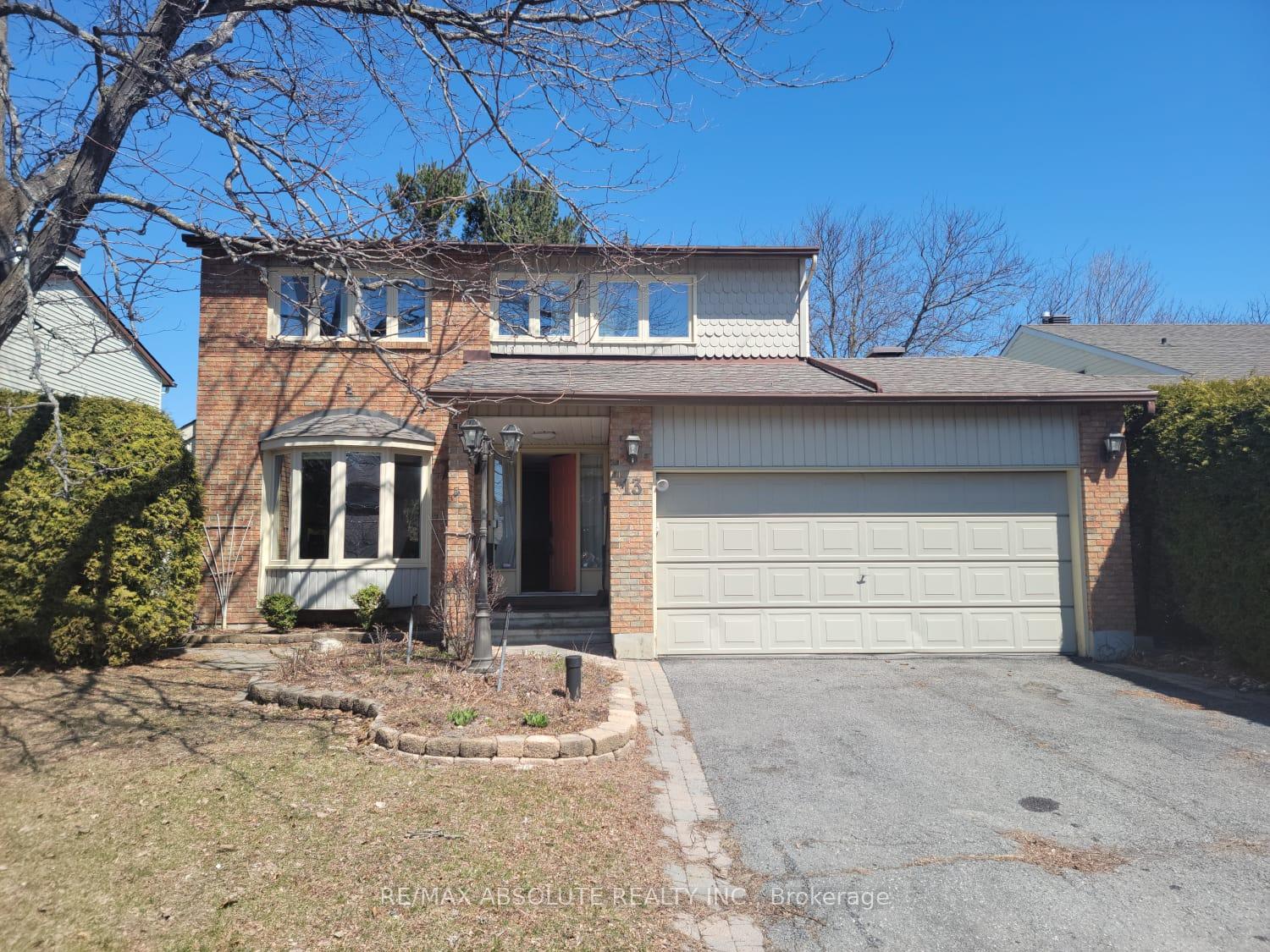 Photo 1 of 13 Melville Drive, Ottawa, Barrhaven - Pheasant Run — HOMEH