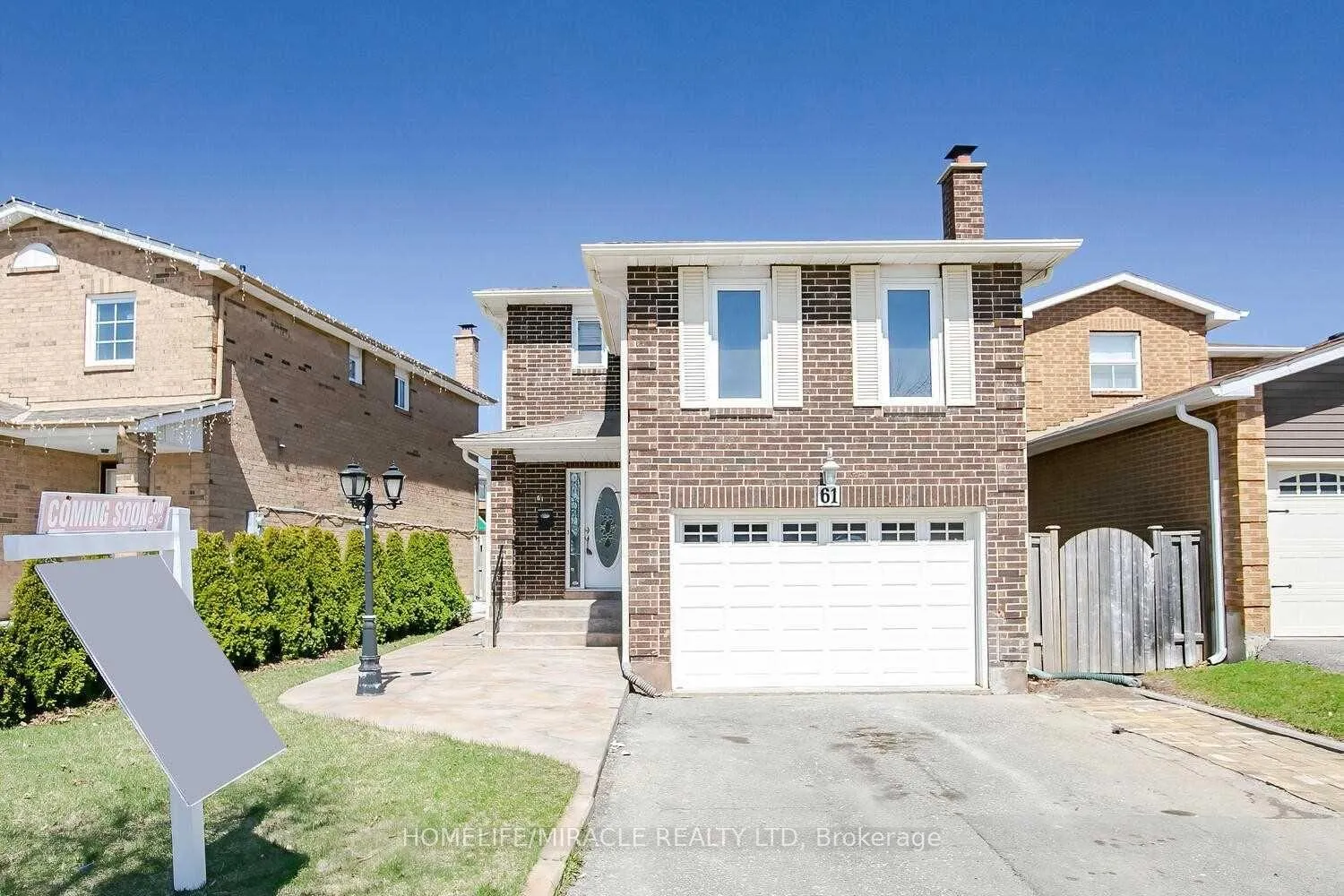 Front of 61 Alabaster Drive