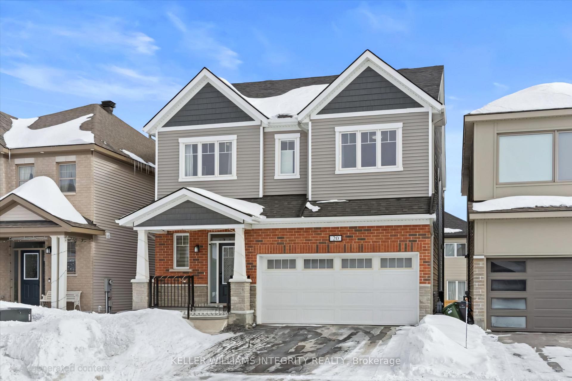 Photo 1 of 20 Racemose Street, Ottawa, Barrhaven - Half Moon Bay — HOMEH