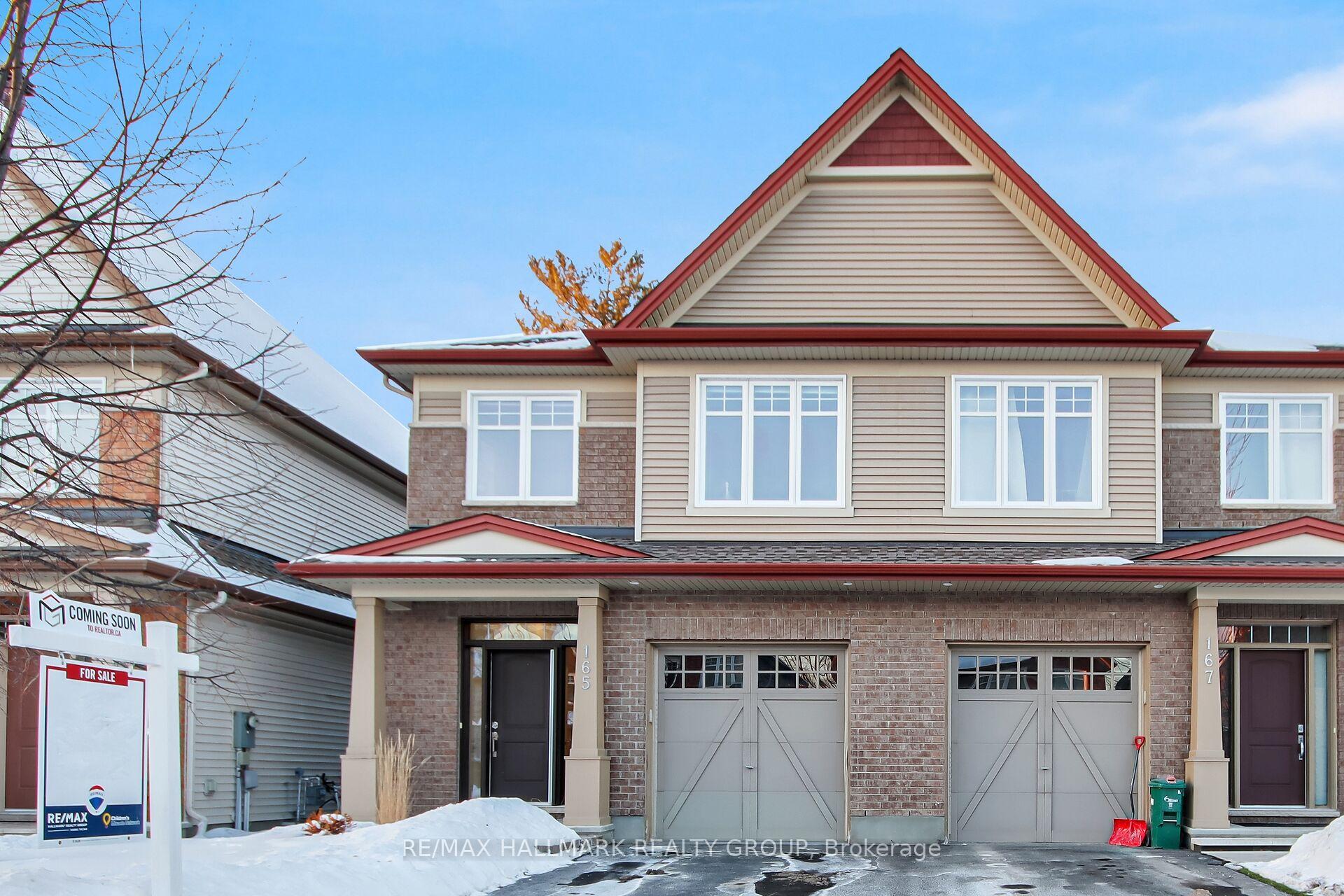Photo 1 of 165 Highbury Park Drive, Ottawa, Barrhaven - Longfields — HOMEH