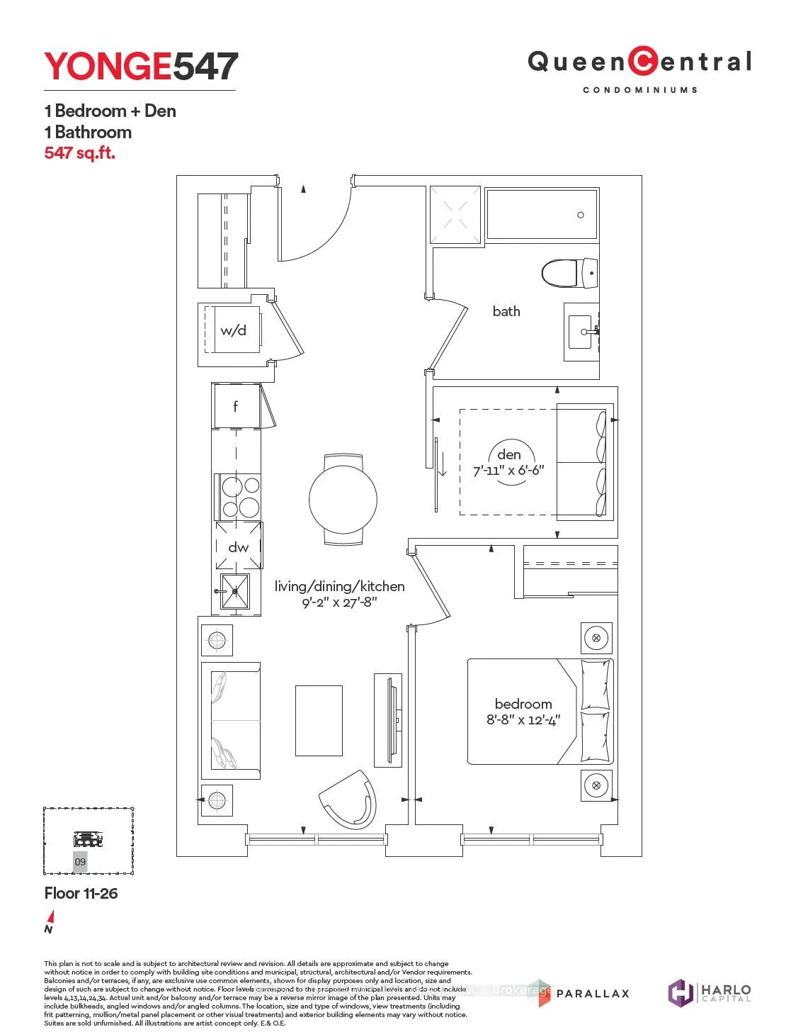 Photo 15 of Unit 1709, 100 Queen Street E, Toronto, Church-Yonge Corridor — HOMEH