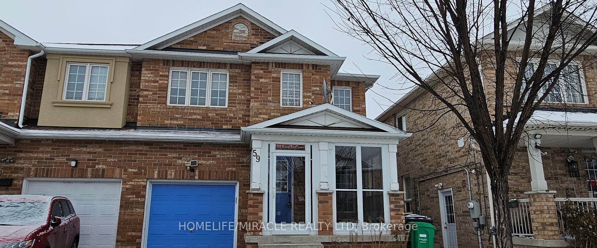 Photo 2 of 59 Luella Crescent, Brampton, Fletcher's Meadow — HOMEH