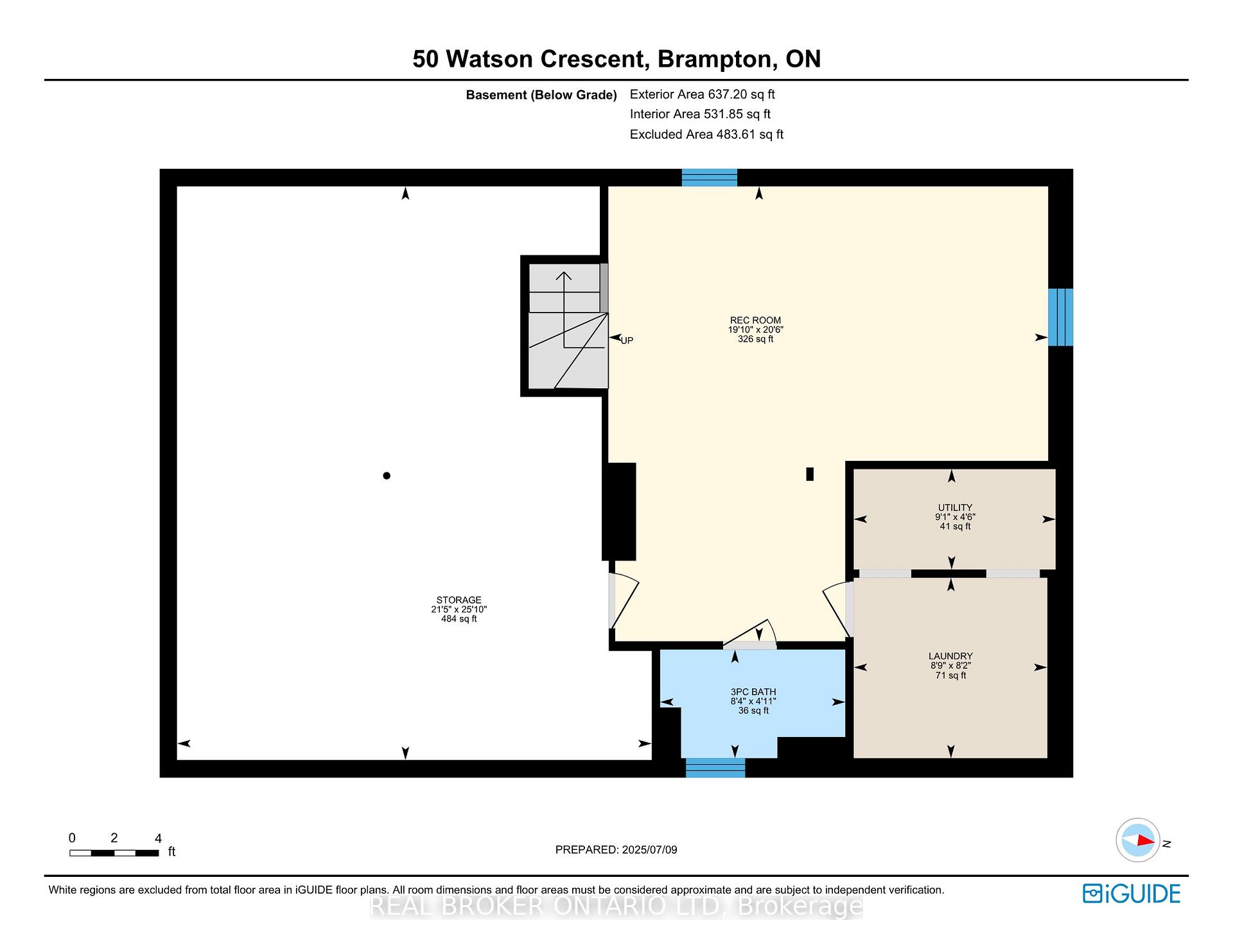 Photo 22 of 50 Watson Crescent, Brampton, Brampton East — HOMEH