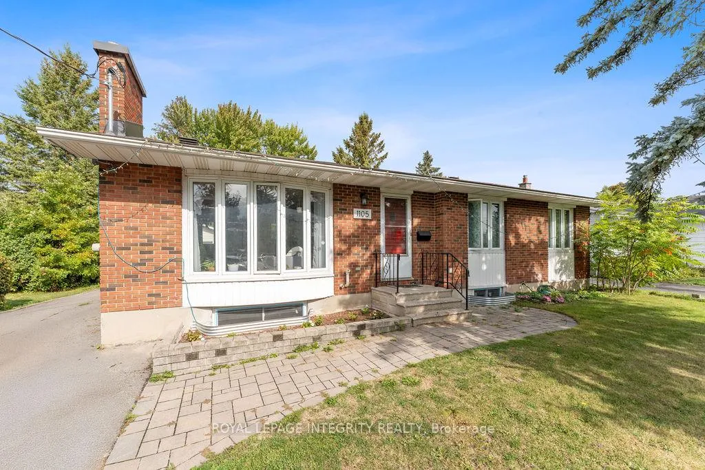 Front of Unit B, 1105 Falaise Road