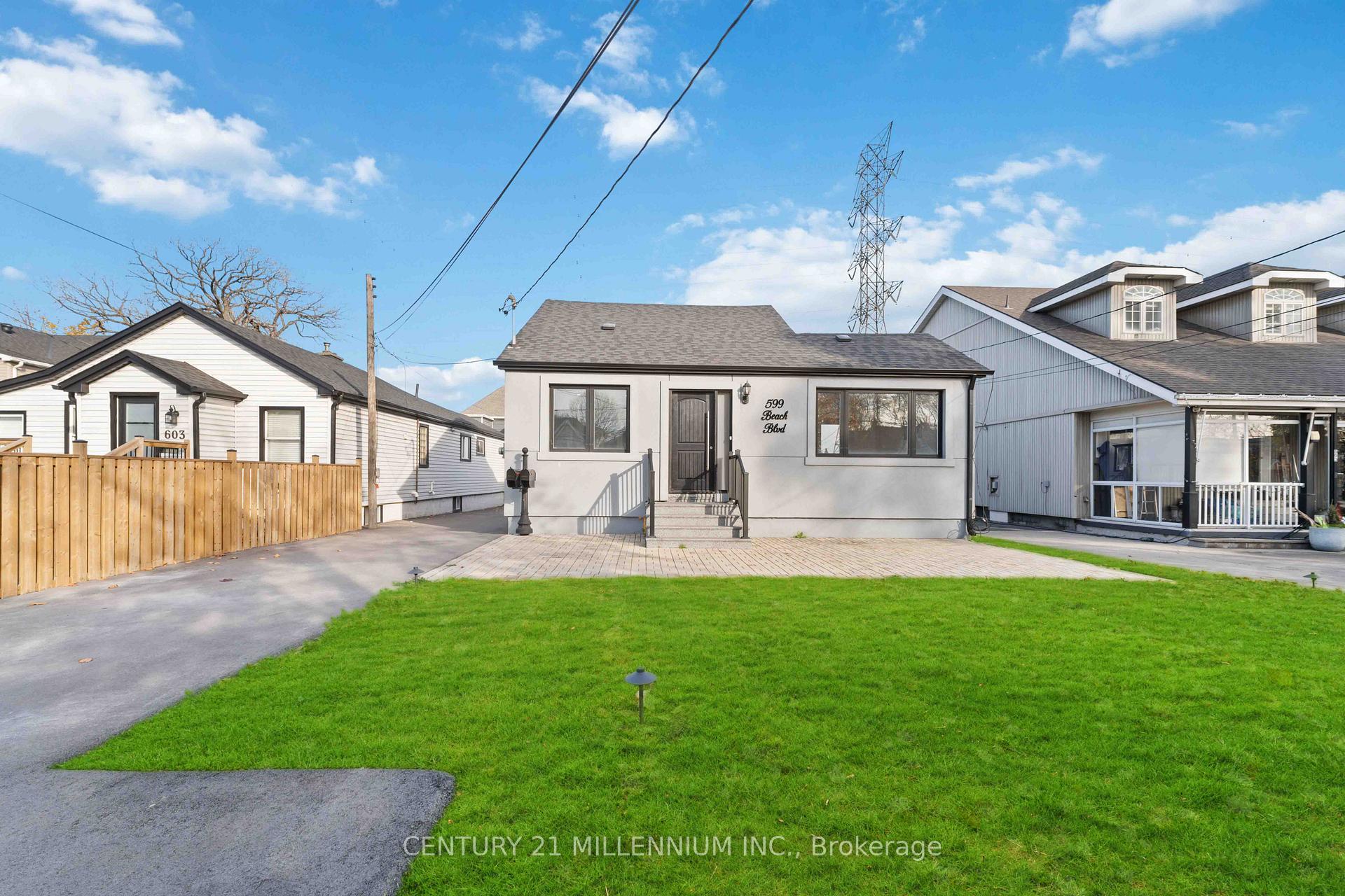 Front of 599 Beach Boulevard