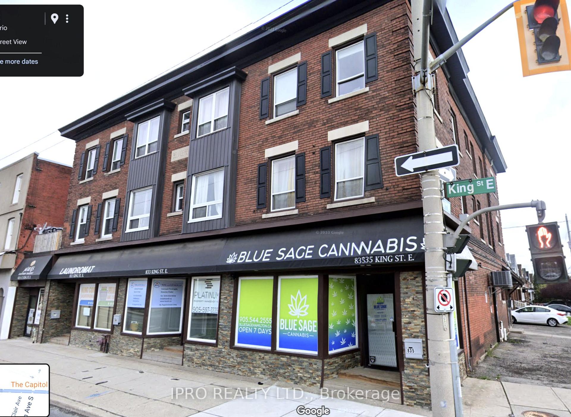 Front of 835 King Street E