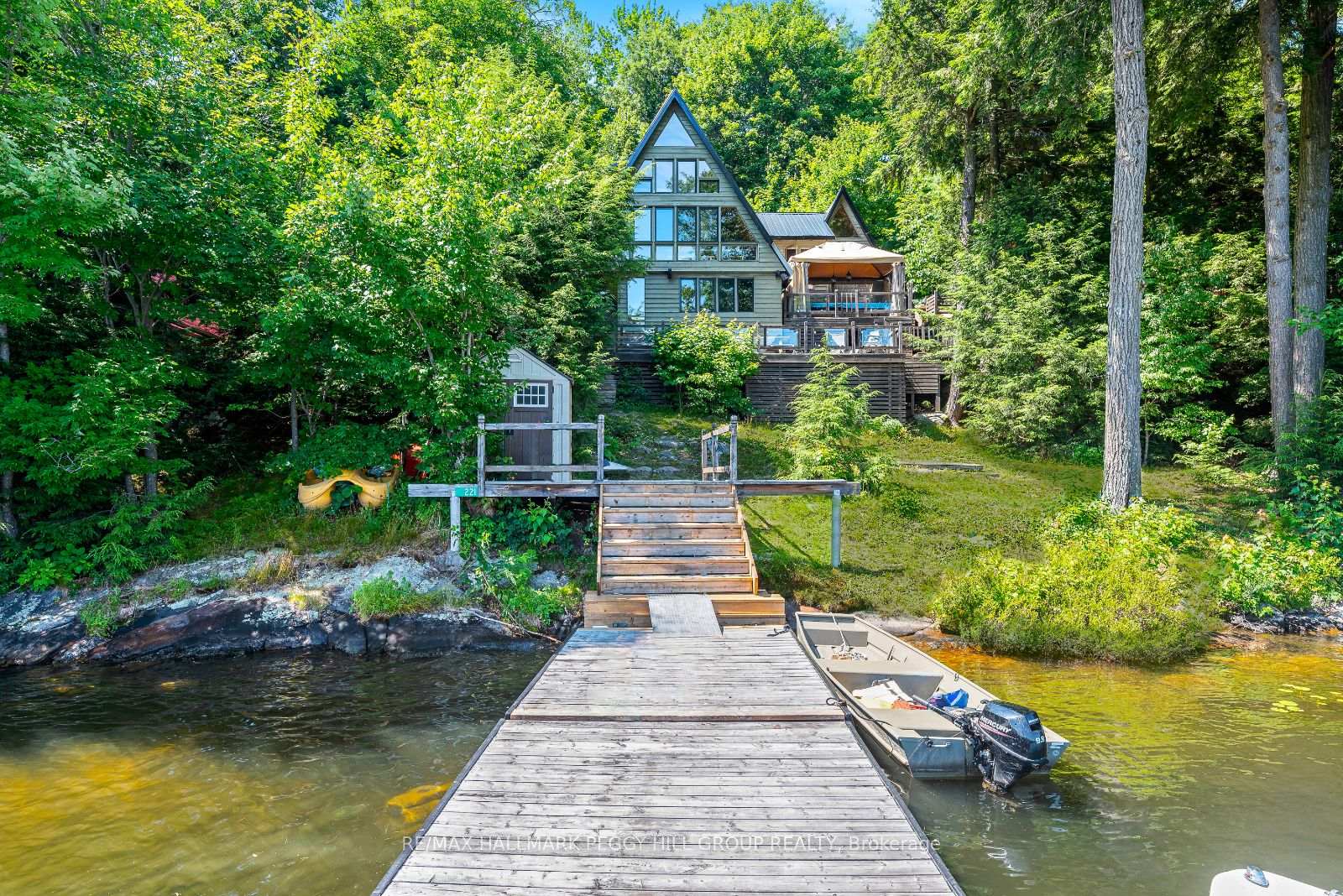 Front of 221 Crane Lake Water