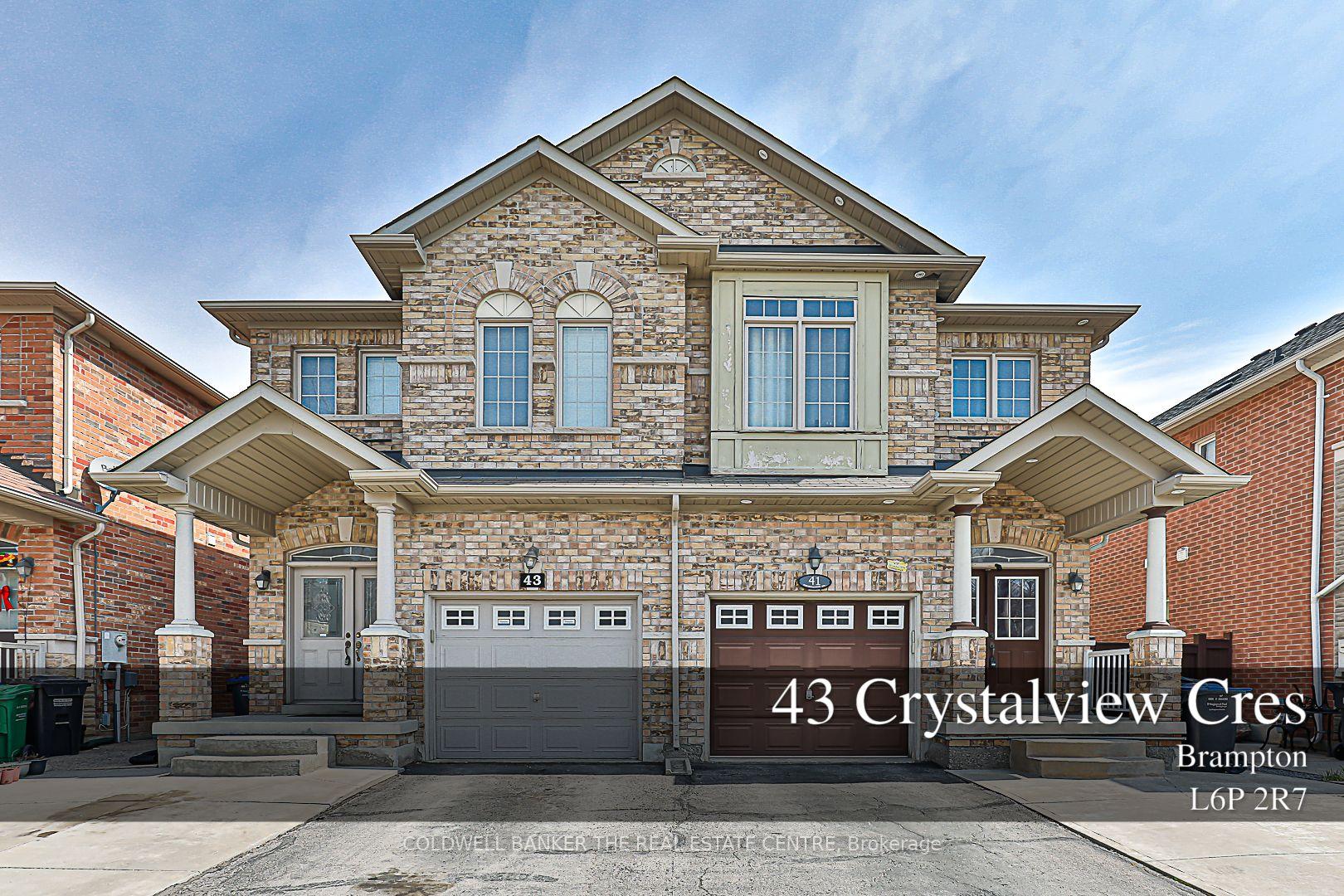 Photo 1 of 43 Crystalview Crescent, Brampton, Bram East — HOMEH