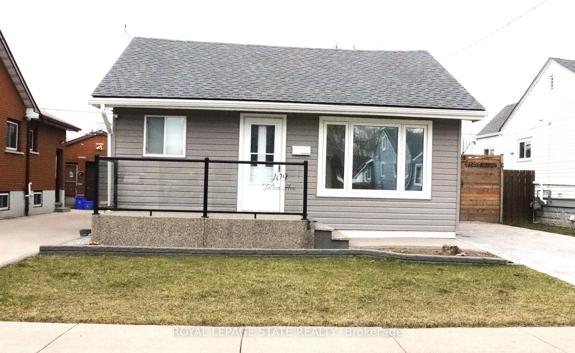 Front of 109 Tolton Avenue