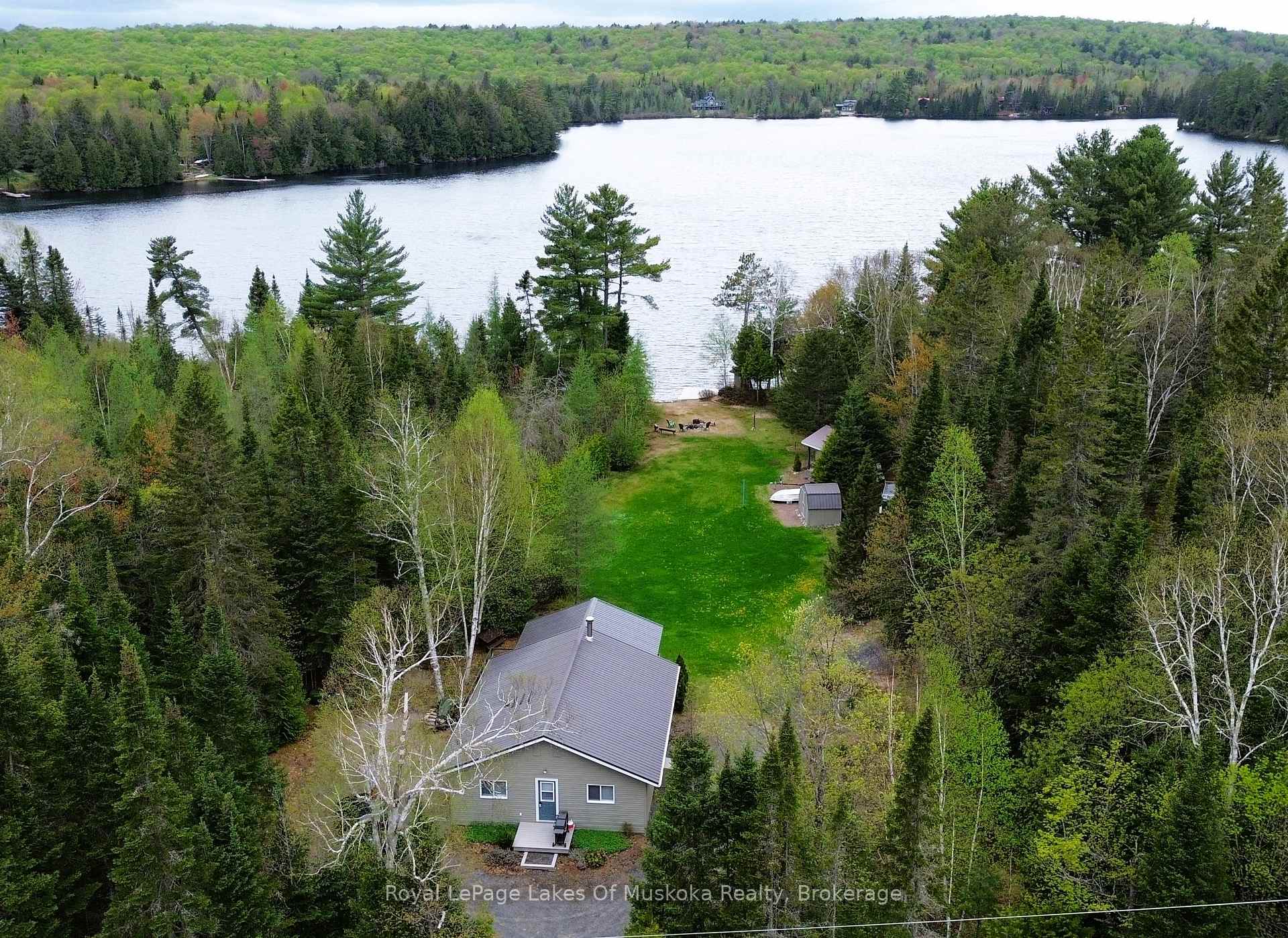 Front of 612 Clam Lake Road
