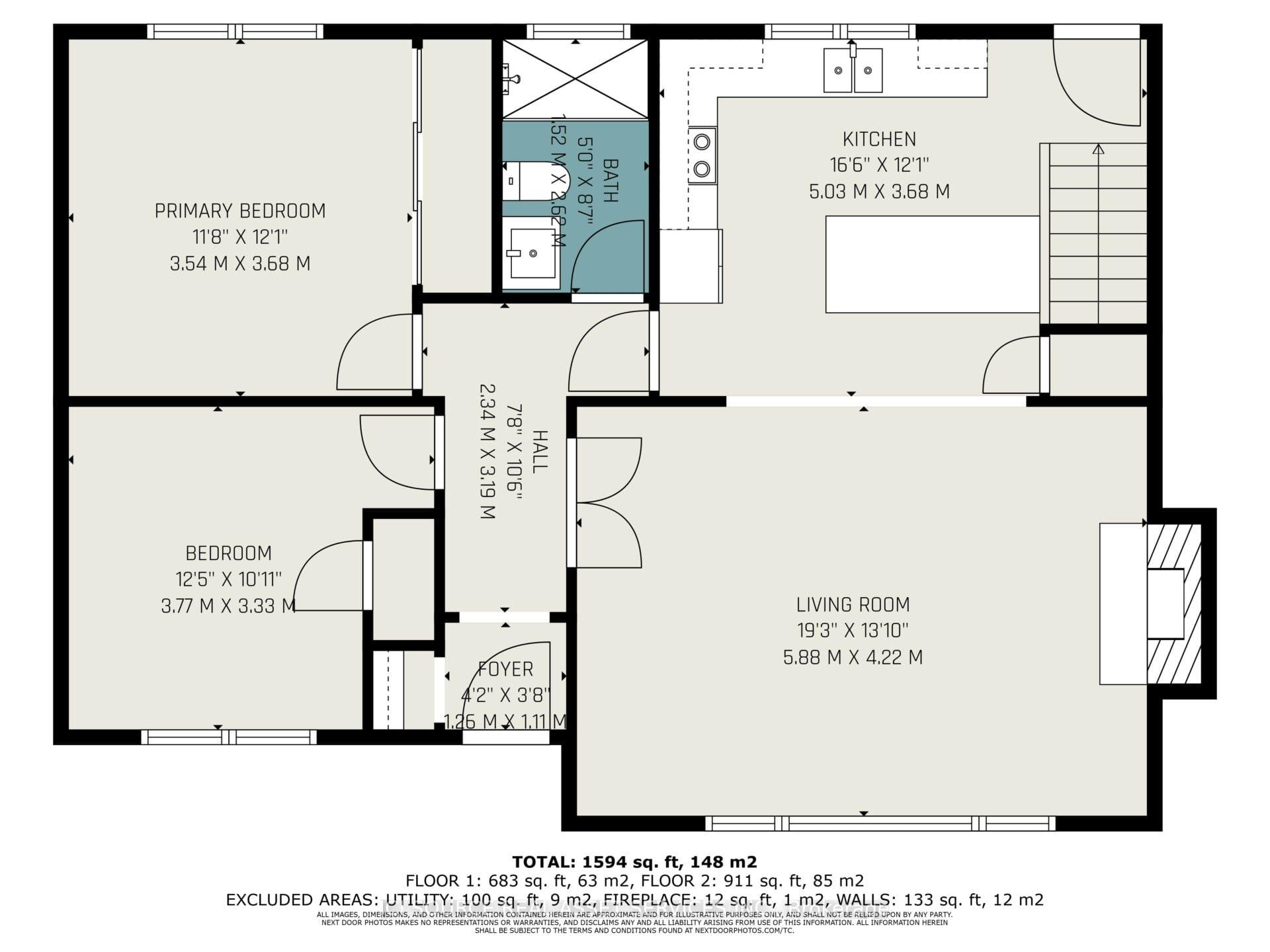 Photo 13 of 1303 Albany Drive, Ottawa, Bel Air Heights — HOMEH