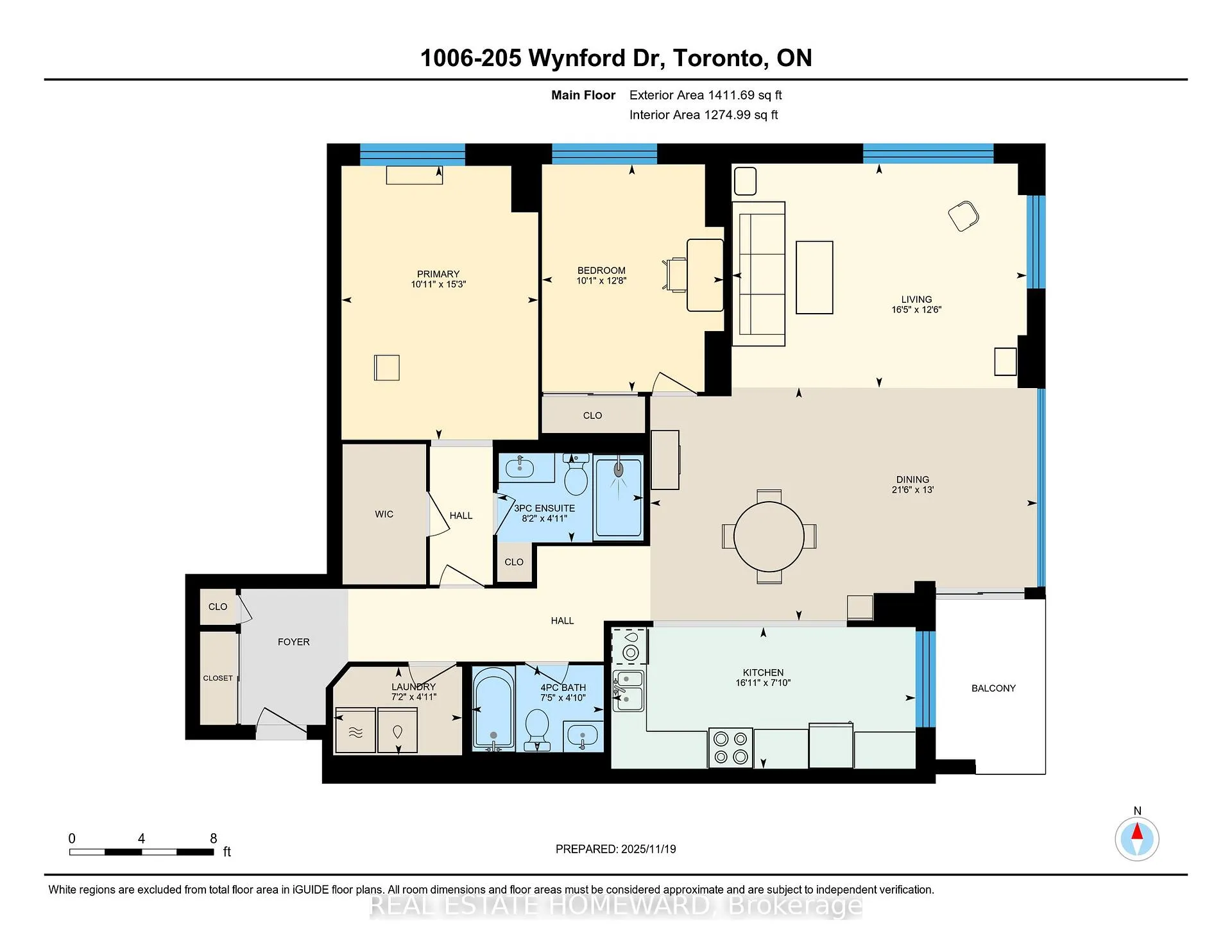 Photo 10 of Unit #1006, 205 Wynford Drive, Toronto, Flemingdon Park — HOMEH