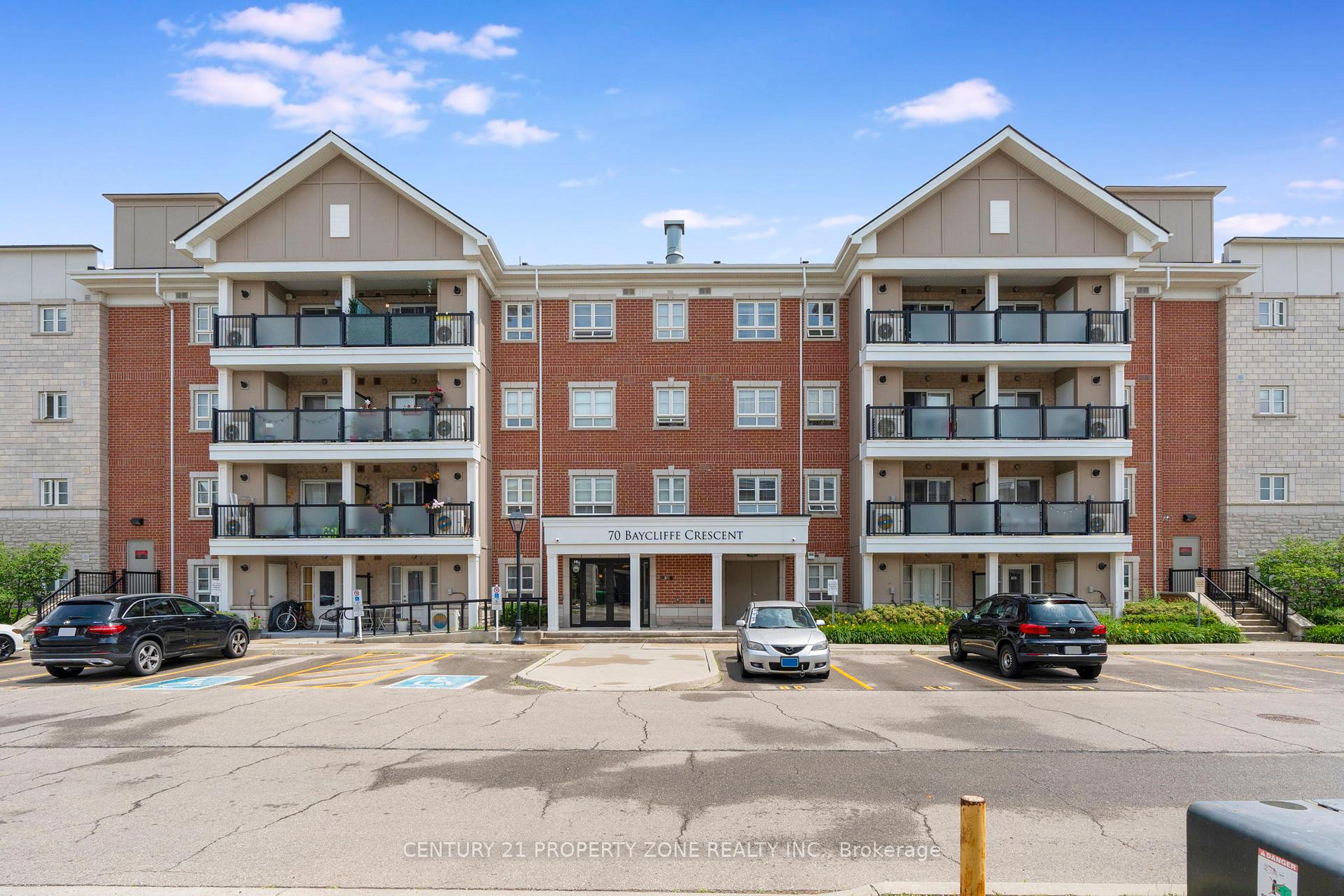 Front of Unit 412, 70 Baycliffe Crescent