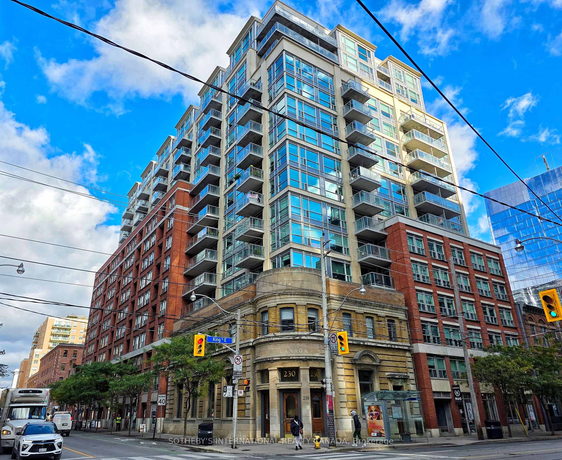Front of Unit 706, 230 King Street E