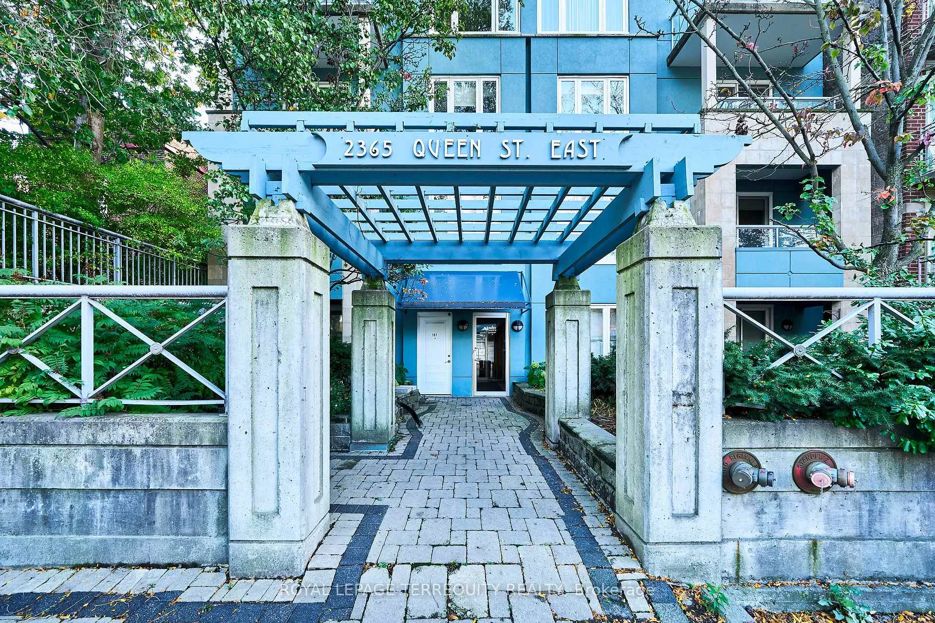 Front of Unit 203, 2365 Queen Street E