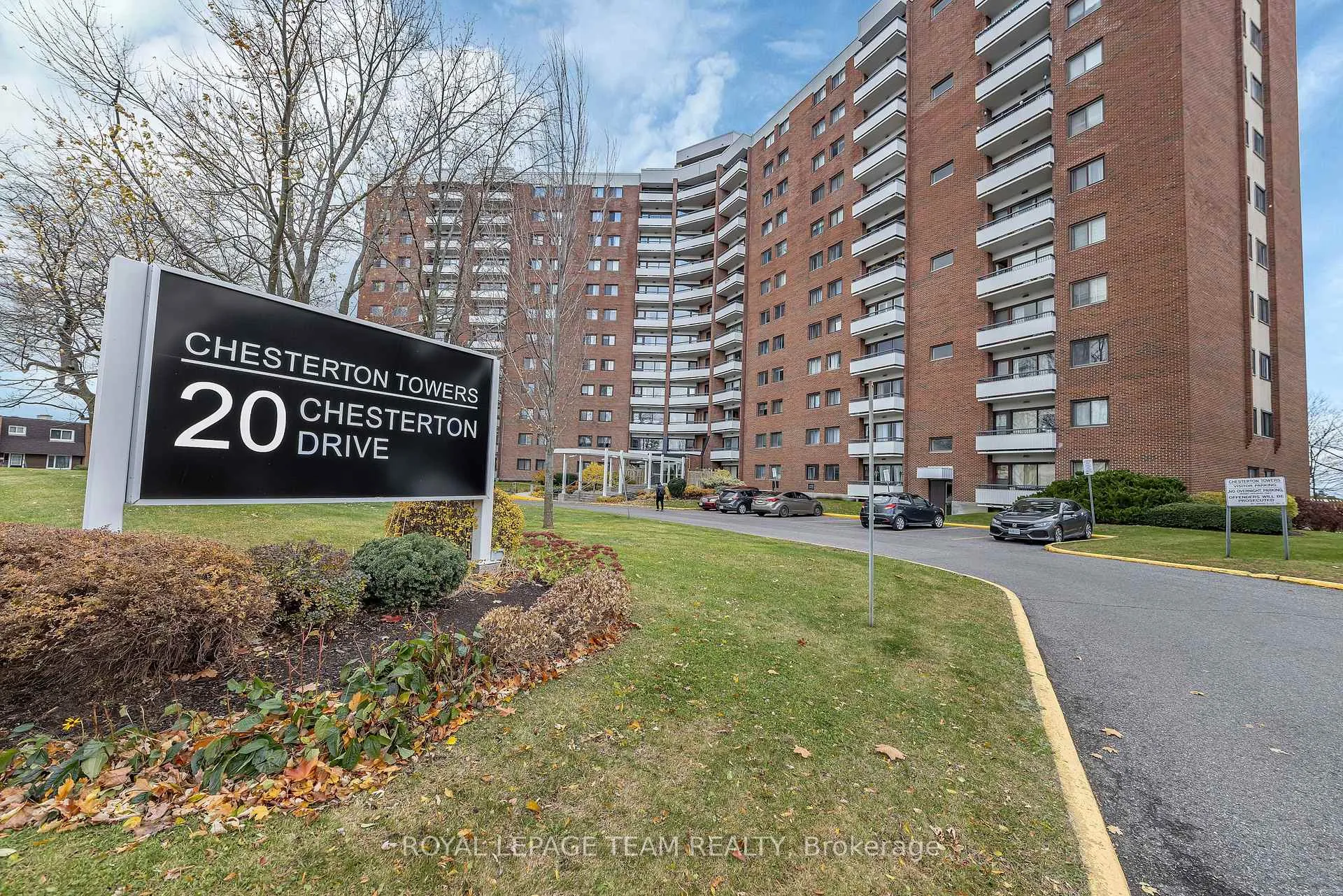 Front of Unit 1210, 20 Chesterton Drive