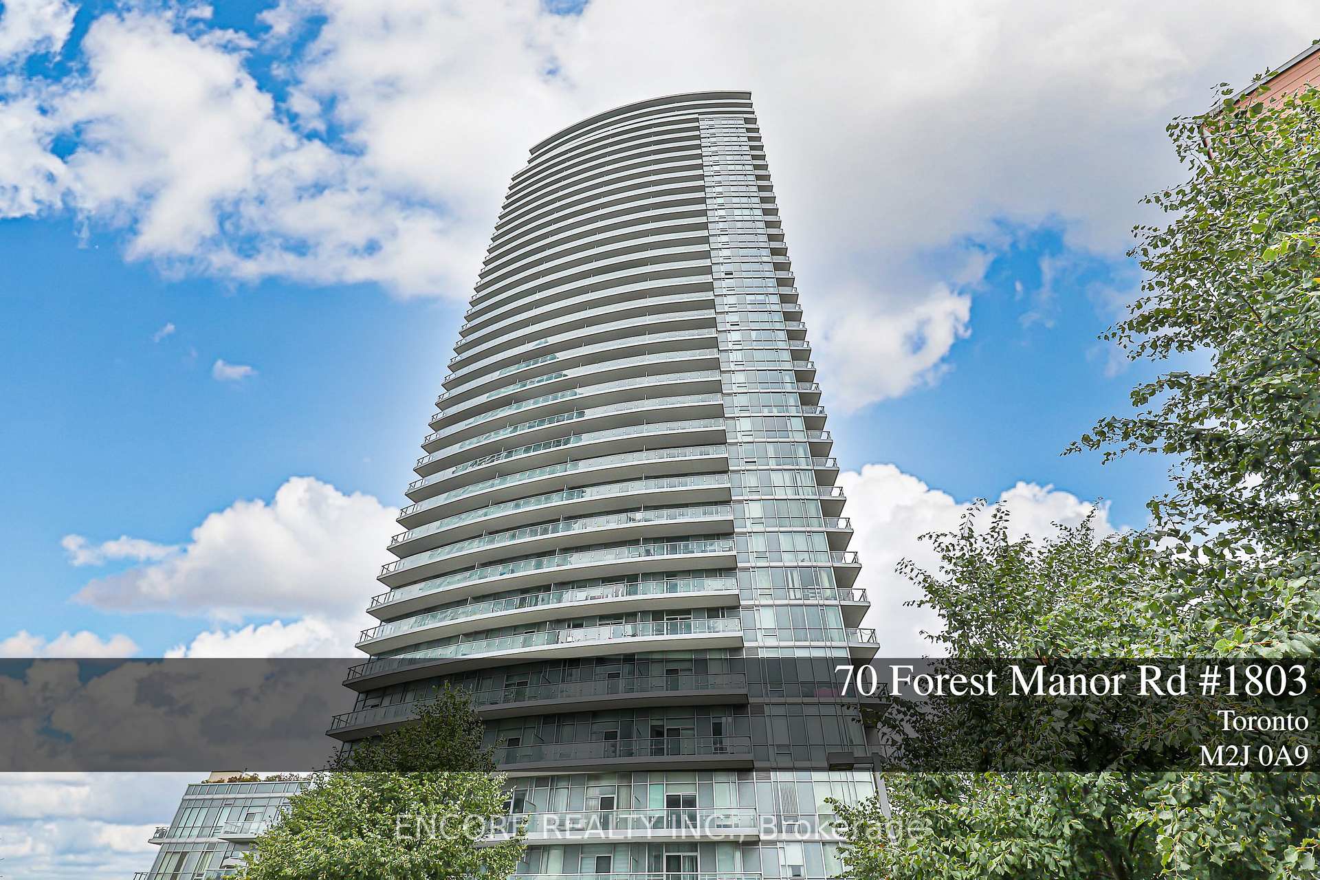 Front of Unit 1803, 70 Forest Manor Road